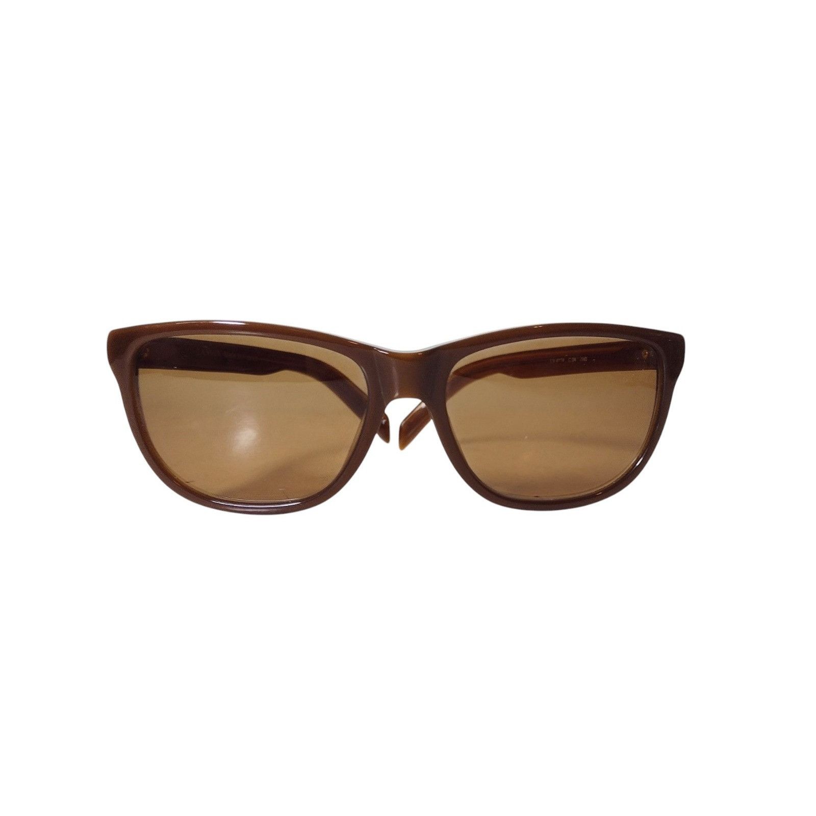 Lanvin Lanvin Pinstripe Coffee Brown Women's Sunglasses Clamshell C Size ONE SIZE - 2 Thumbnail