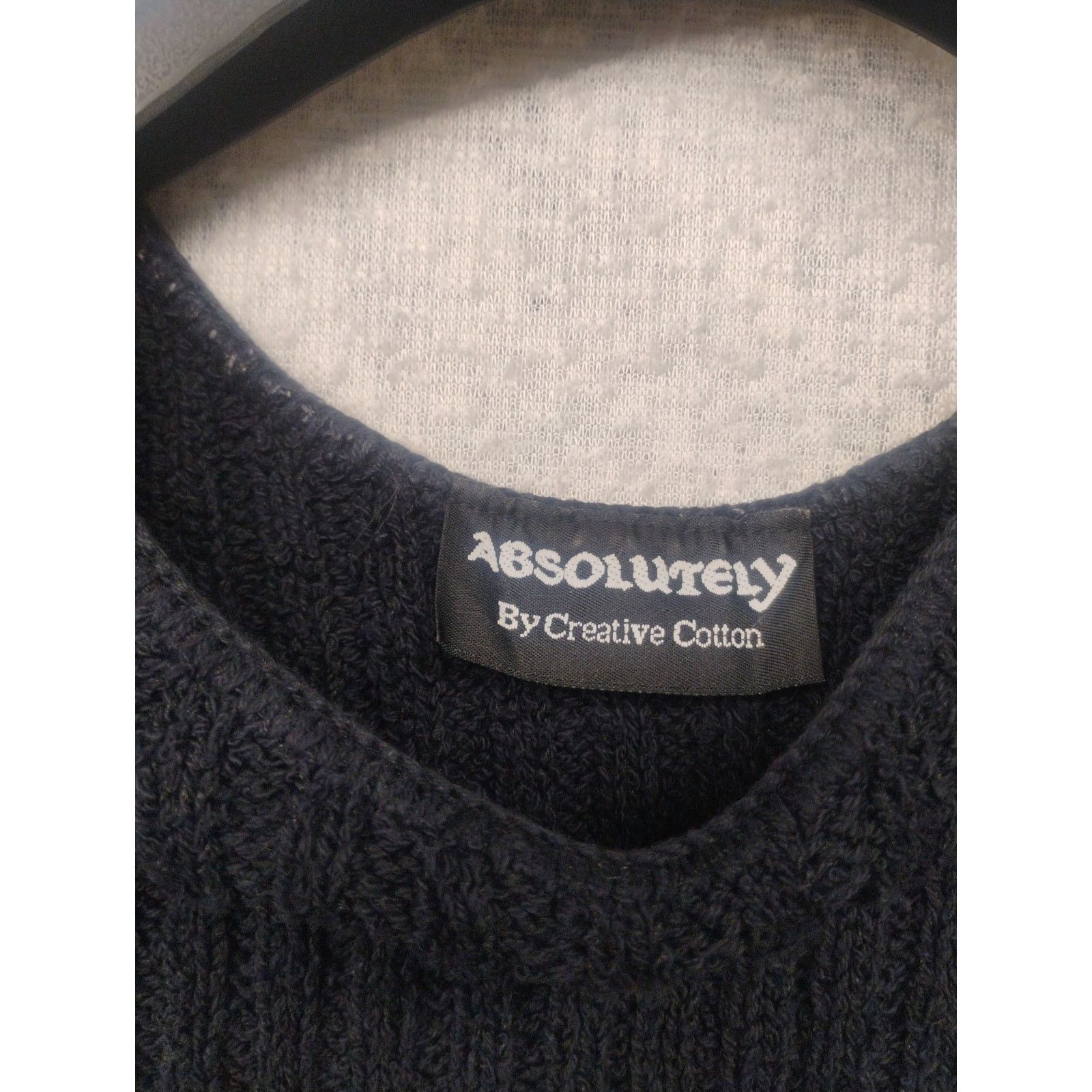 Other Absolutely By Creative Cotton Black Ribbed Knit XS Sweater Size XS / US 0-2 / IT 36-38 - 2 Thumbnail