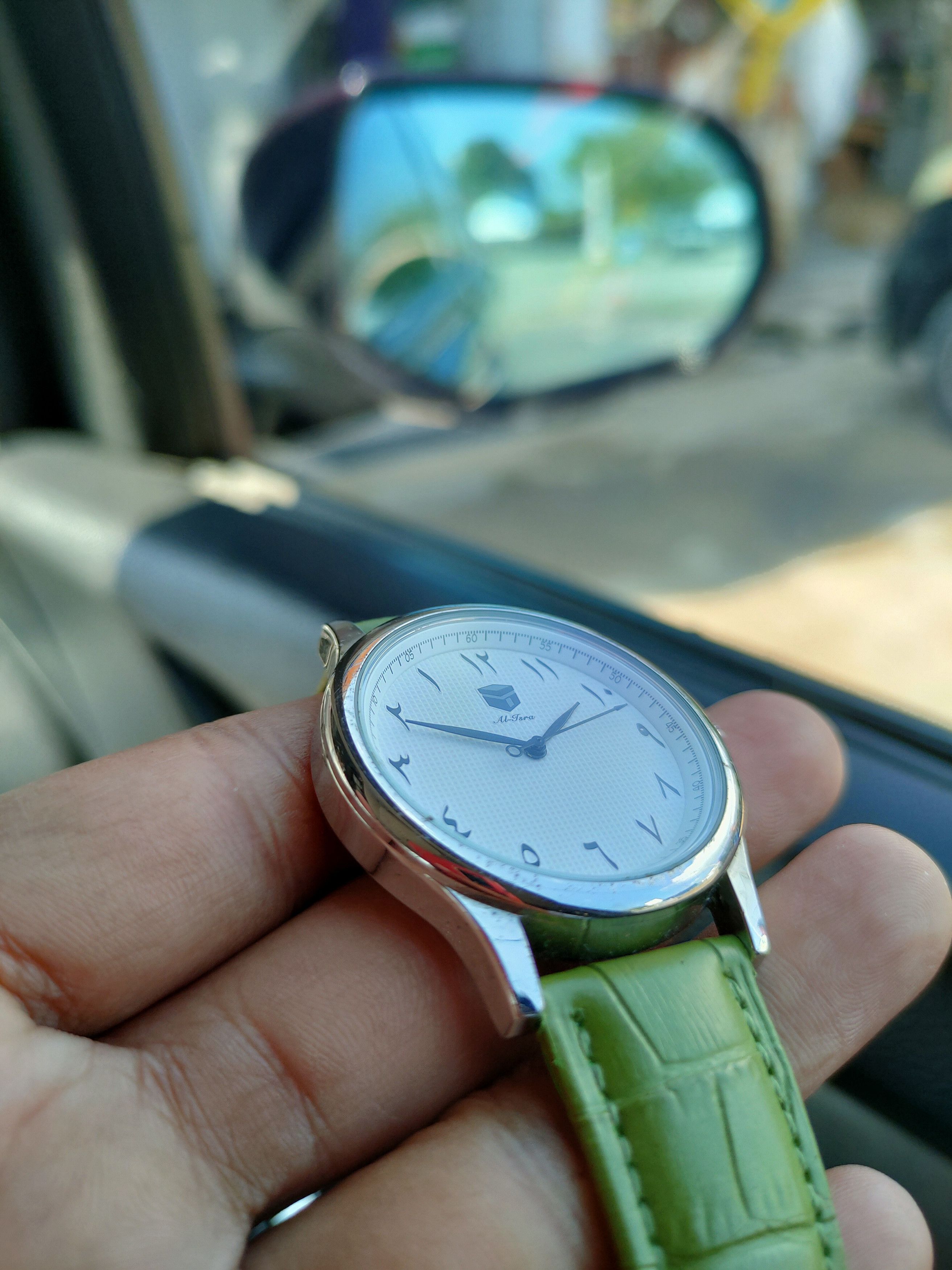 Vintage Al Isra kaabah arabic font counter clockwise rotation watch Size ONE SIZE - 4 Thumbnail