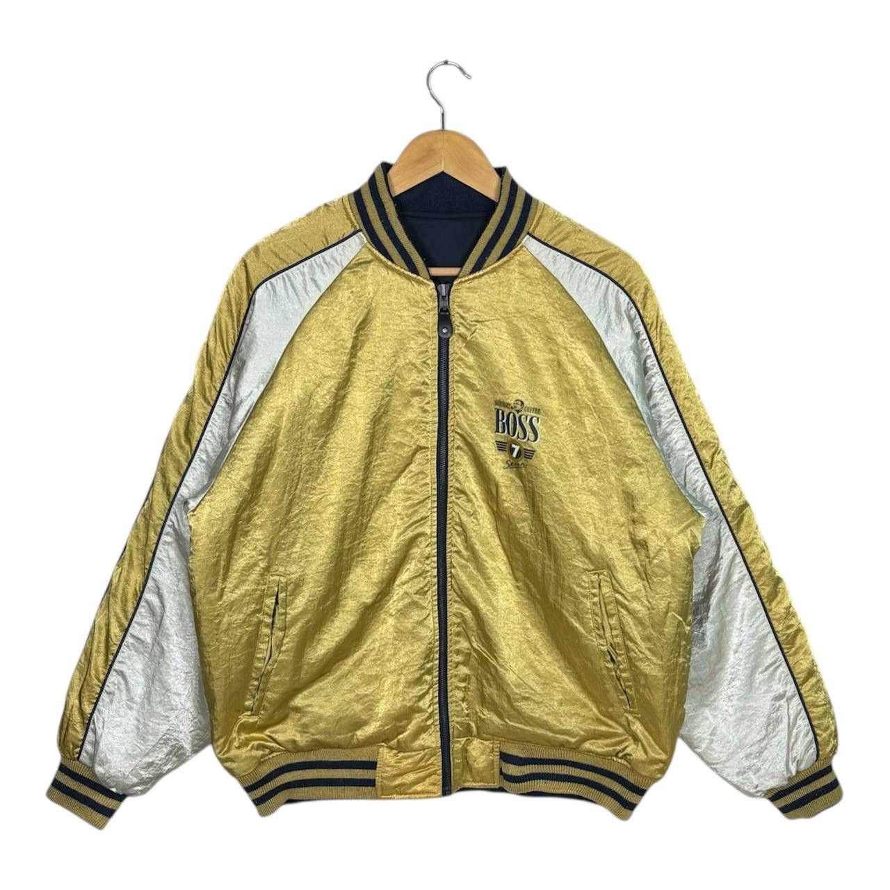 Japanese Brand Vintage Suntory Boss Coffee Bomber Jacket Size US L / EU 52-54 / 3 - 2 Thumbnail