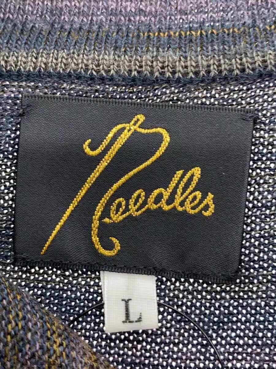 Needles Striped Knit Polo Shirt Size US L / EU 52-54 / 3 - 4 Thumbnail