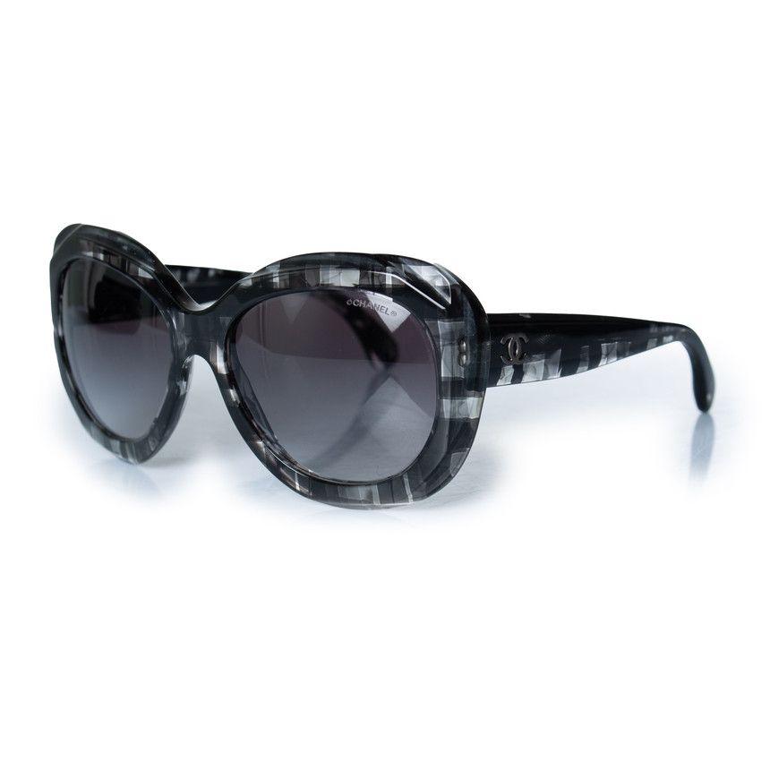Chanel Chanel, Grey oversized sunglasses Size ONE SIZE - 2 Thumbnail