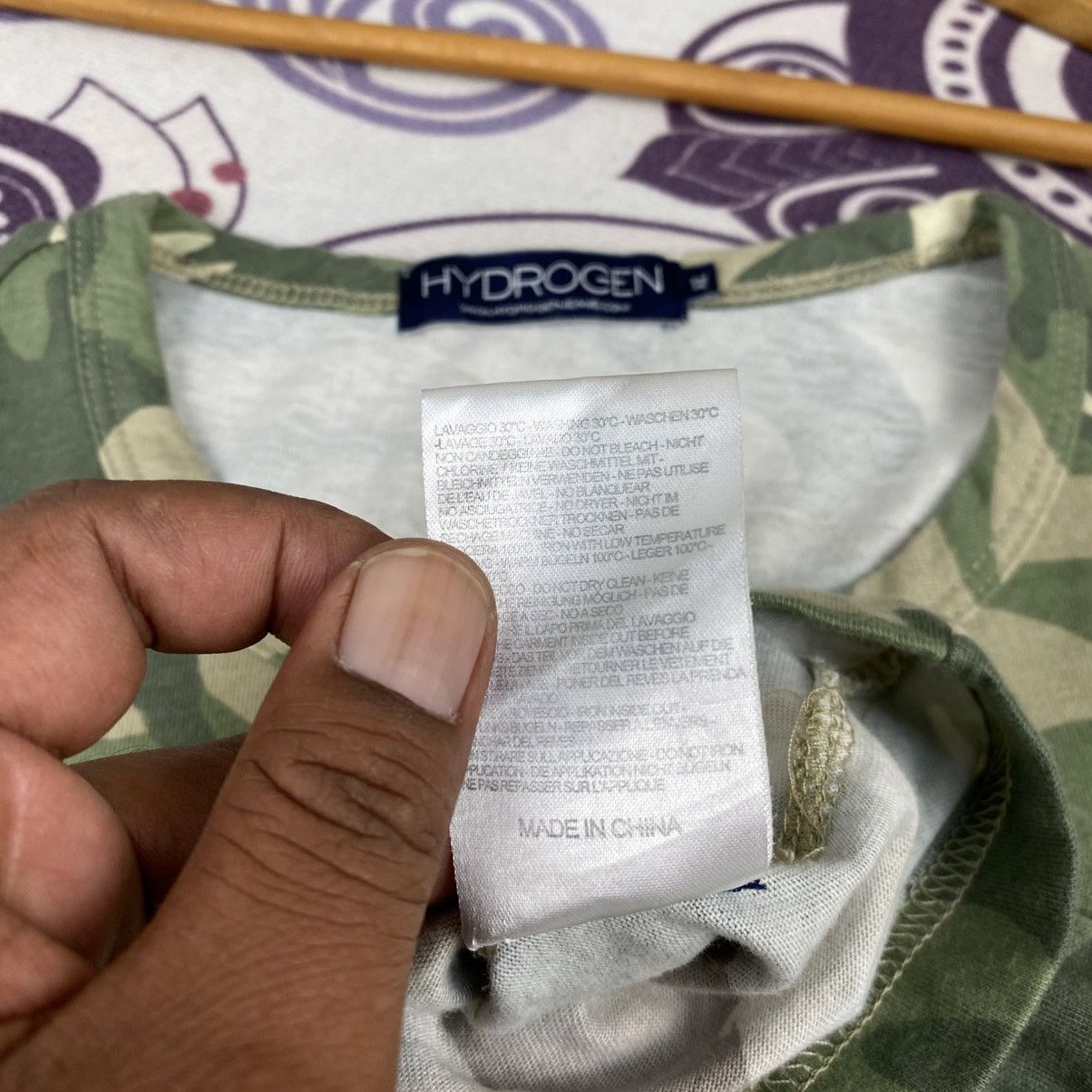 HYDROGEN Rare🔥Hydrogen Camo Shirt Big Logo Spell Out Size US L / EU 52-54 / 3 - 7 Thumbnail