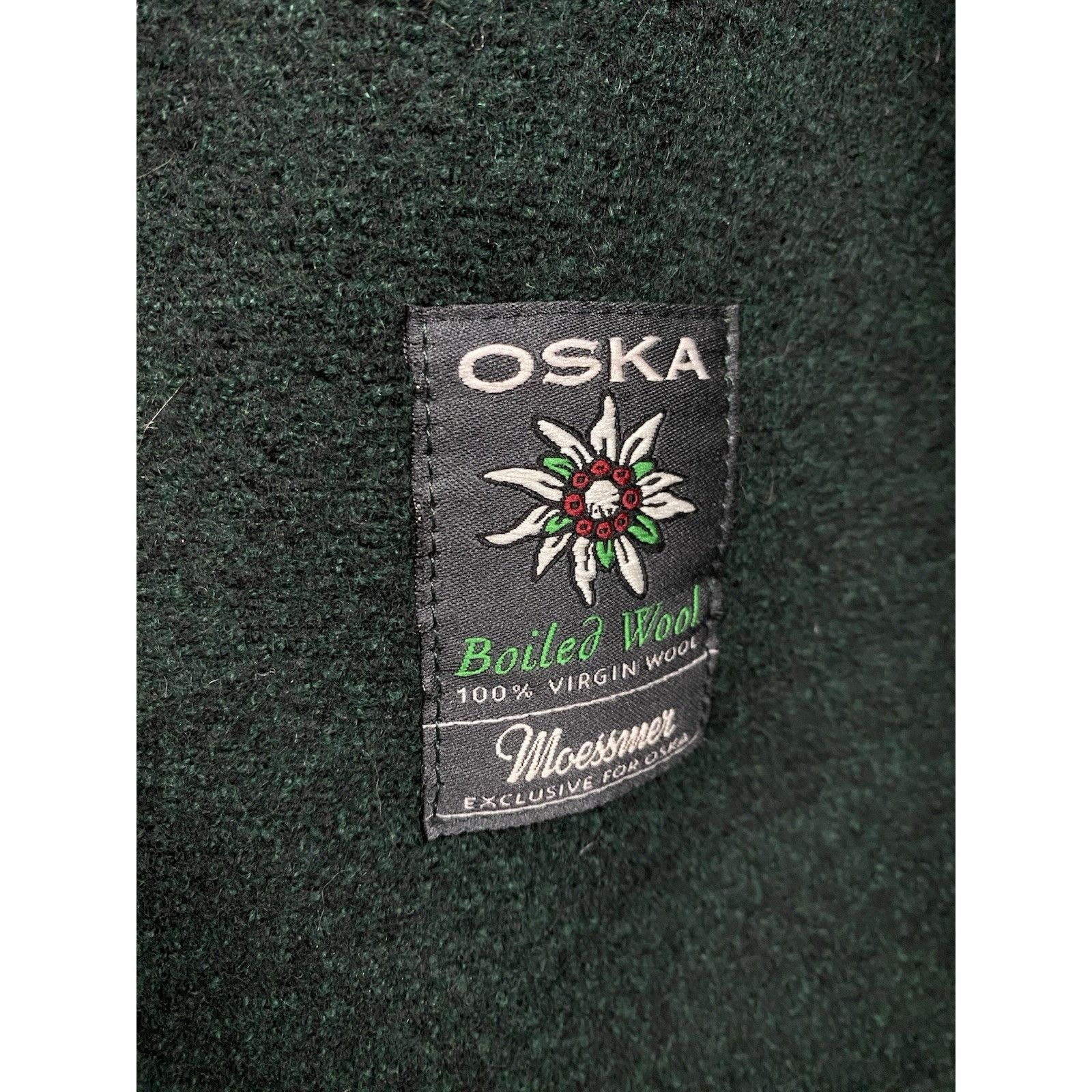 OSKA Oska Boiled Wool Women's Green Long Over Coat Size 3 Size M / US 6-8 / IT 42-44 - 11 Thumbnail