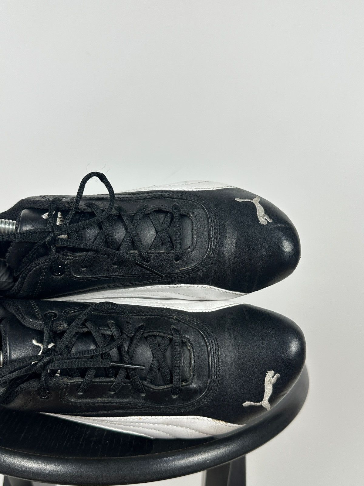 Puma Vintage Puma Speedcat Black/White Leather Y2K Sneakers Size US 5 / IT 35 - 18 Thumbnail