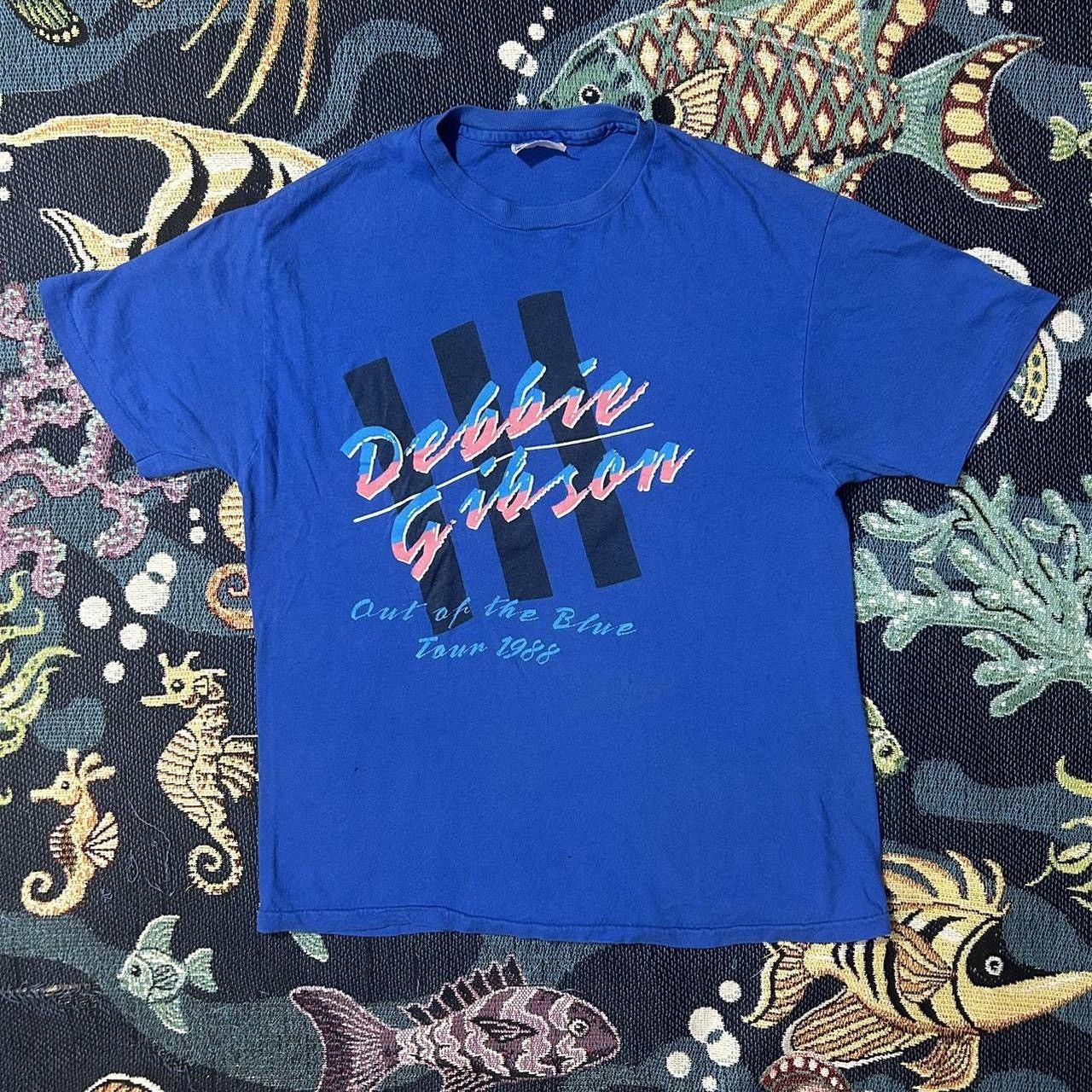 Band Tees × Vintage 1988 Debbie Gibson "Out of the Blue" World Tour T Shirt Size L / US 10 / IT 46 - 1 Thumbnail