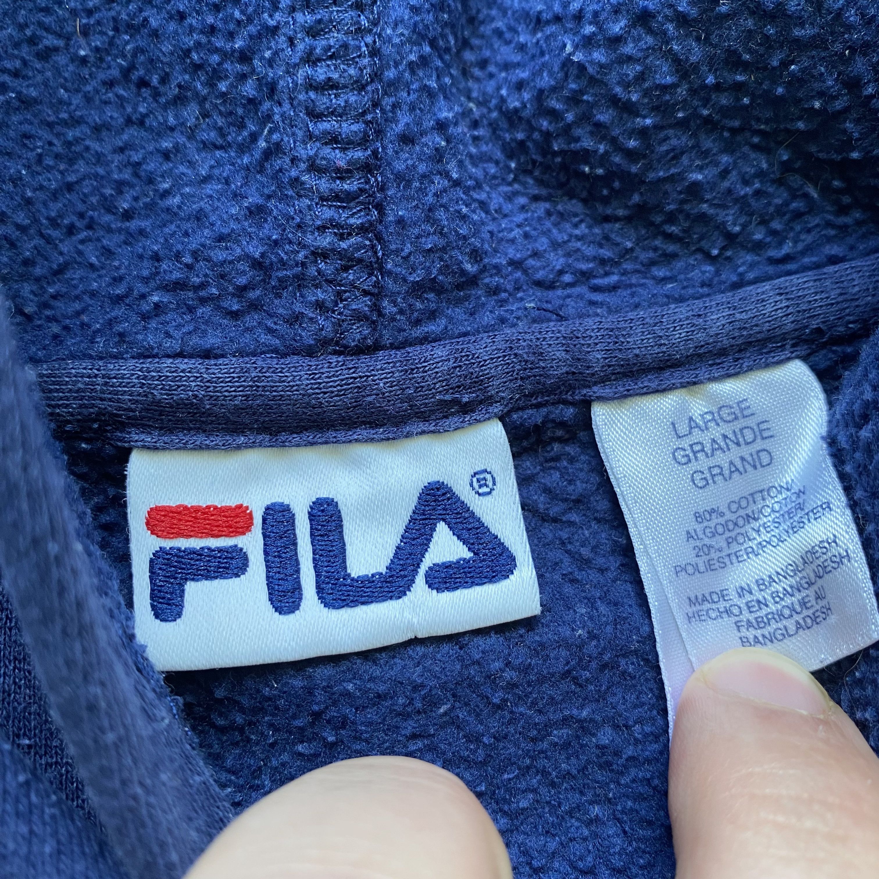 Fila Vintage Fila hoodie center logo Y2K sweatshirt Size US M / EU 48-50 / 2 - 8 Thumbnail