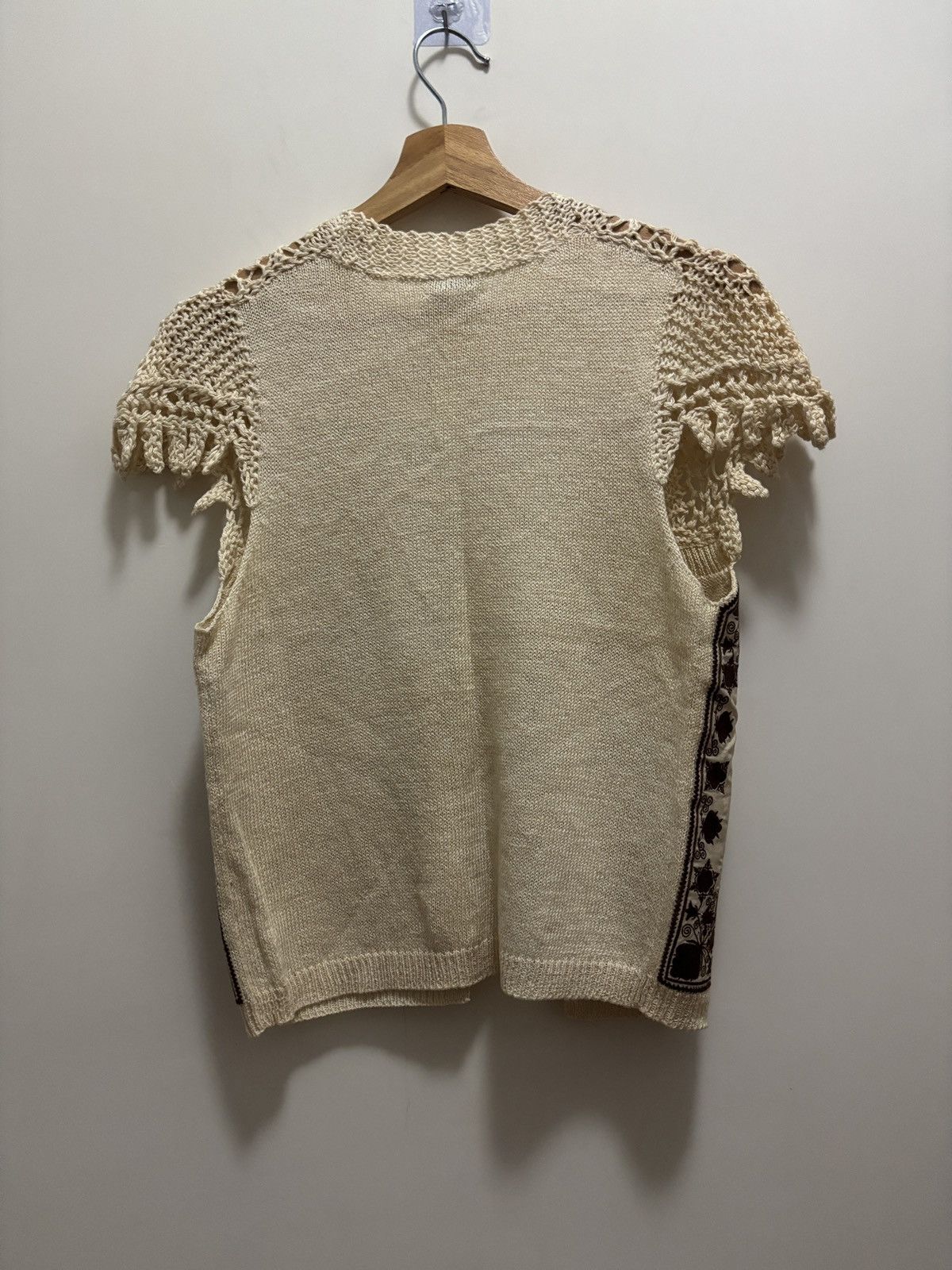 Dries Van Noten Dries Van Noten Cream Cardigan Size S / US 4 / IT 40 - 2 Thumbnail