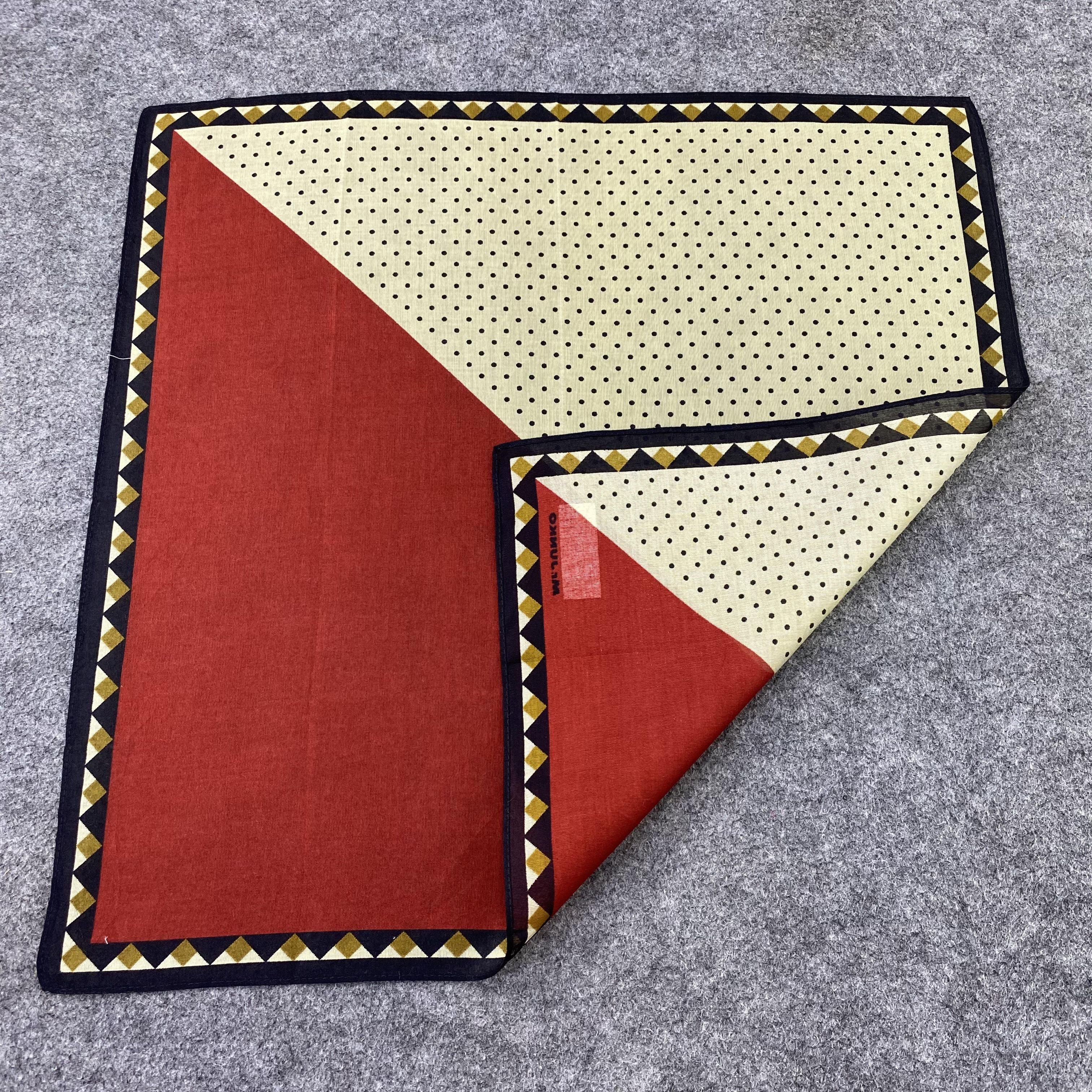 Japanese Brand Mr. Junko Handkerchief / Bandana / Neckerchief-B1376 Size ONE SIZE - 5 Thumbnail