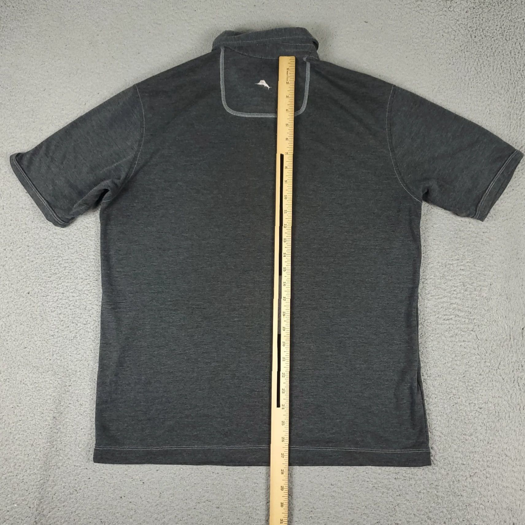 Tommy Bahama VINTAGE Tommy Bahama Polo Shirt Mens Medium Gray Marlin Casual Short Sleeve Shirt Adult Medium Gray Size US M / EU 48-50 / 2 - 4 Thumbnail