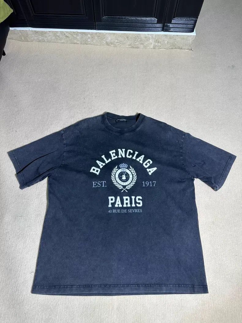 Other Balenciaga Letter retro water-washed distressed cracked pr Size US L / EU 52-54 / 3 - 1 Thumbnail