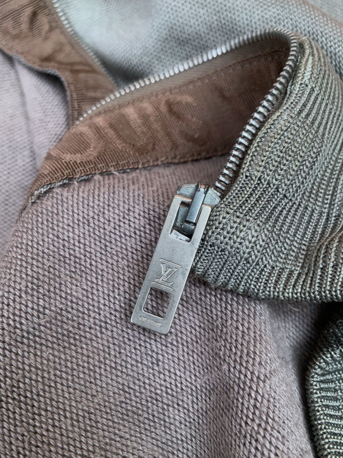 Designer × Louis Vuitton LV blank zip sweatshirt hooded Size US M / EU 48-50 / 2 - 15 Thumbnail