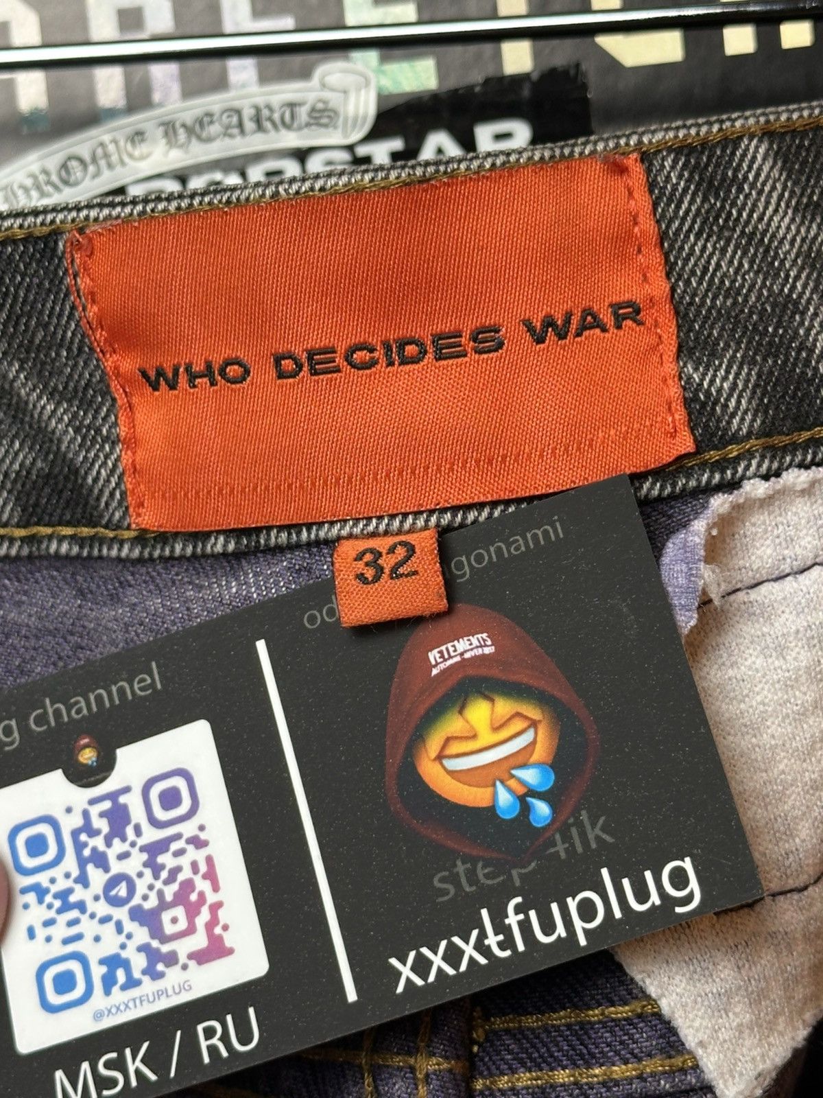 Ev Bravado × Who Decides War Who Decides War “Jesus and Maria” Fusion Denim Size US 32 / EU 48 - 17 Thumbnail