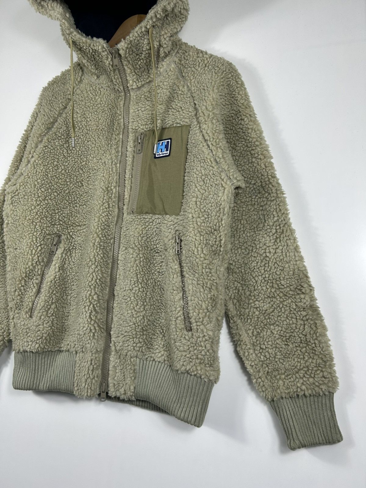 Helly Hansen × Vintage ⚡️Vintage Helly Hansen Deep Pile Fleece Hooded Sweater Size US M / EU 48-50 / 2 - 3 Thumbnail