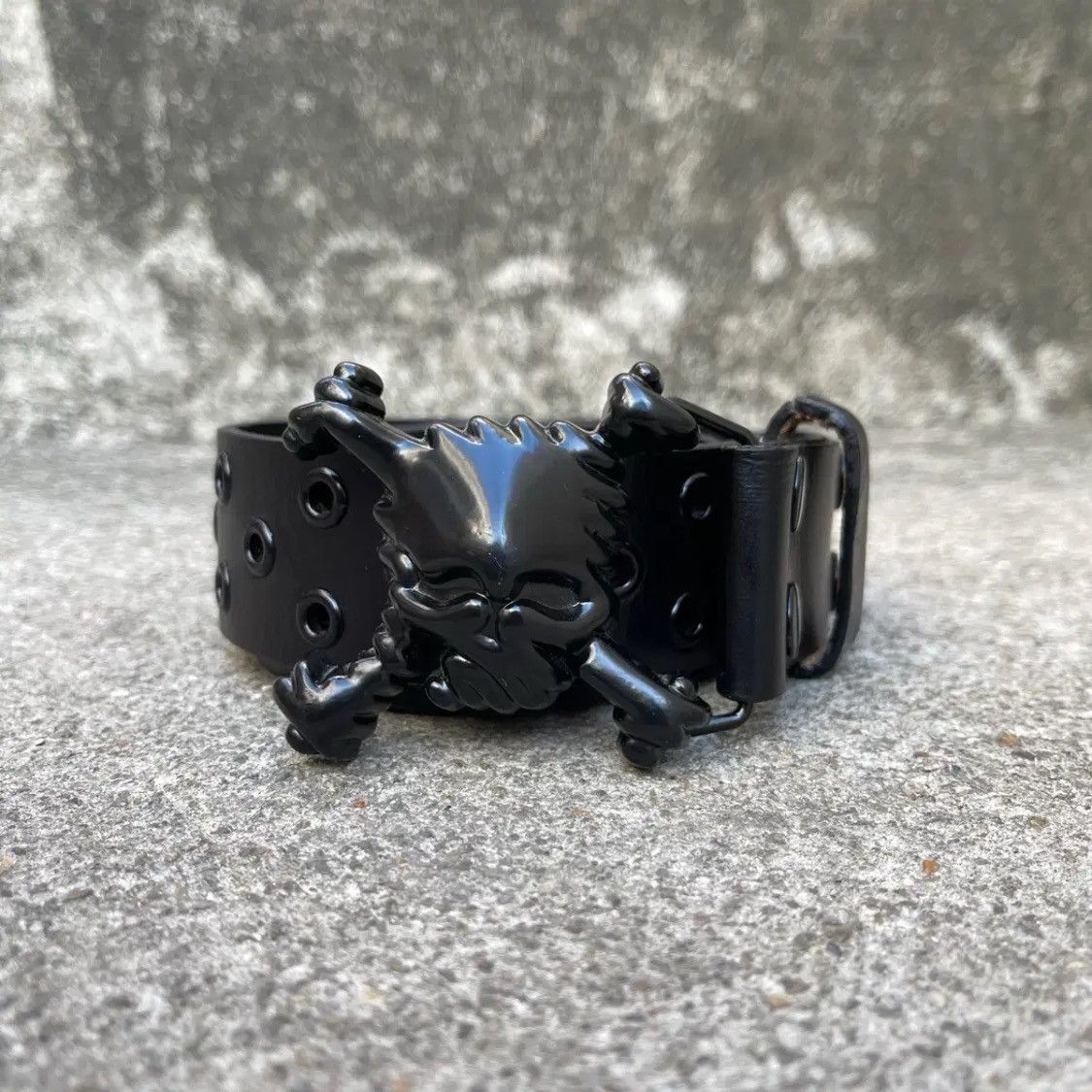 Oakley ☠️ Oakley 00's Skull Buckle Belt | Grailed