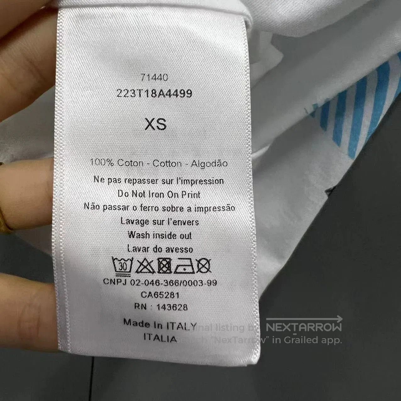 Dior dior short sleeve logo t-shirt xs. Size XS / US 0-2 / IT 36-38 - 4 Thumbnail