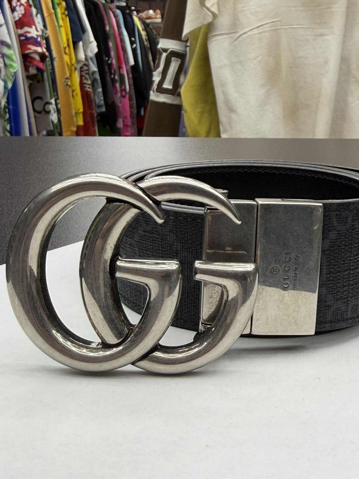 Gucci Size 30/80 - Gucci Monogram GG Supreme Canvas Reversible Size 30 - 8 Thumbnail