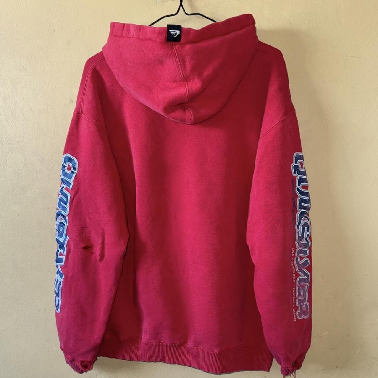 Quiksilver Vintage 90s Y2K Quiksilver Sleeve Spellout Surf Skate Hoodie Size US L / EU 52-54 / 3 - 2 Thumbnail