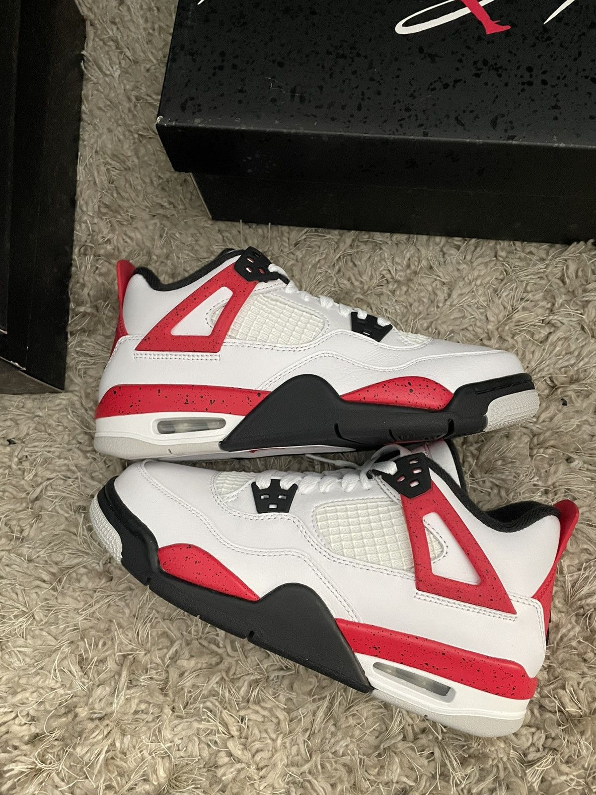 Jordan Brand Jordan 4 Red Cement Size US 5.5 / EU 38 - 2 Thumbnail