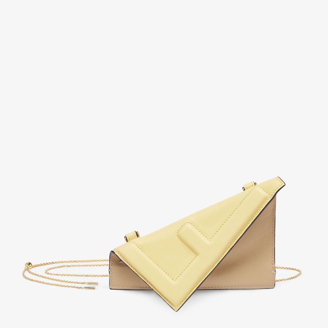 Fendi o1s1wg111224 Size: OS / Nano Flip Bag in Yellow & Camel Size ONE SIZE - 1 Thumbnail