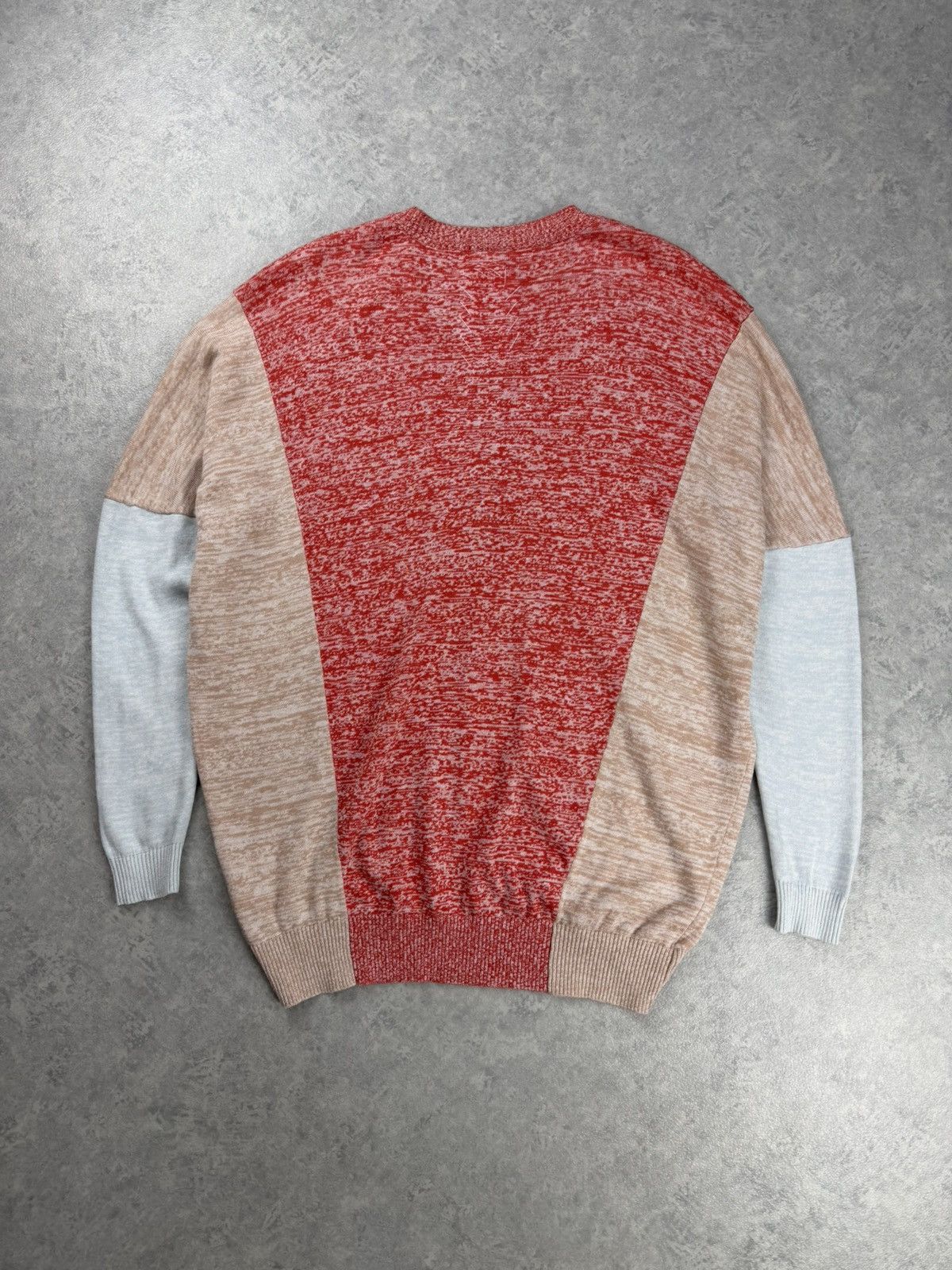 Japanese Brand Okiraku Japan Linen Cotton Colorblock Cardigan Size F Size M / US 6-8 / IT 42-44 - 10 Thumbnail