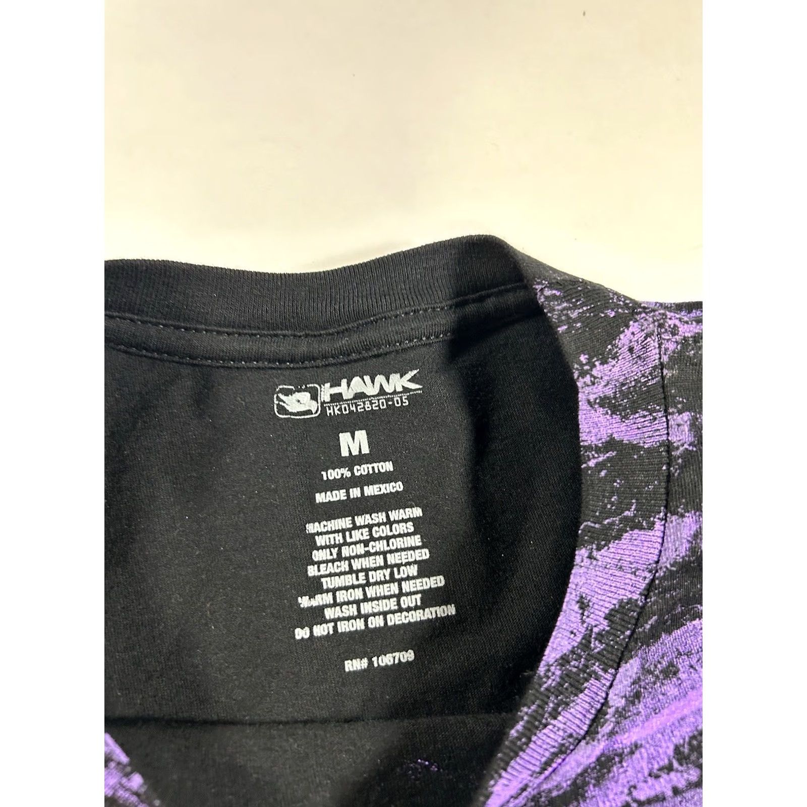 J Brand Tony Hawk Brand Skateboard Skate Tee Medium Purple and Black Hawk Skateboarding Size US M / EU 48-50 / 2 - 2 Thumbnail
