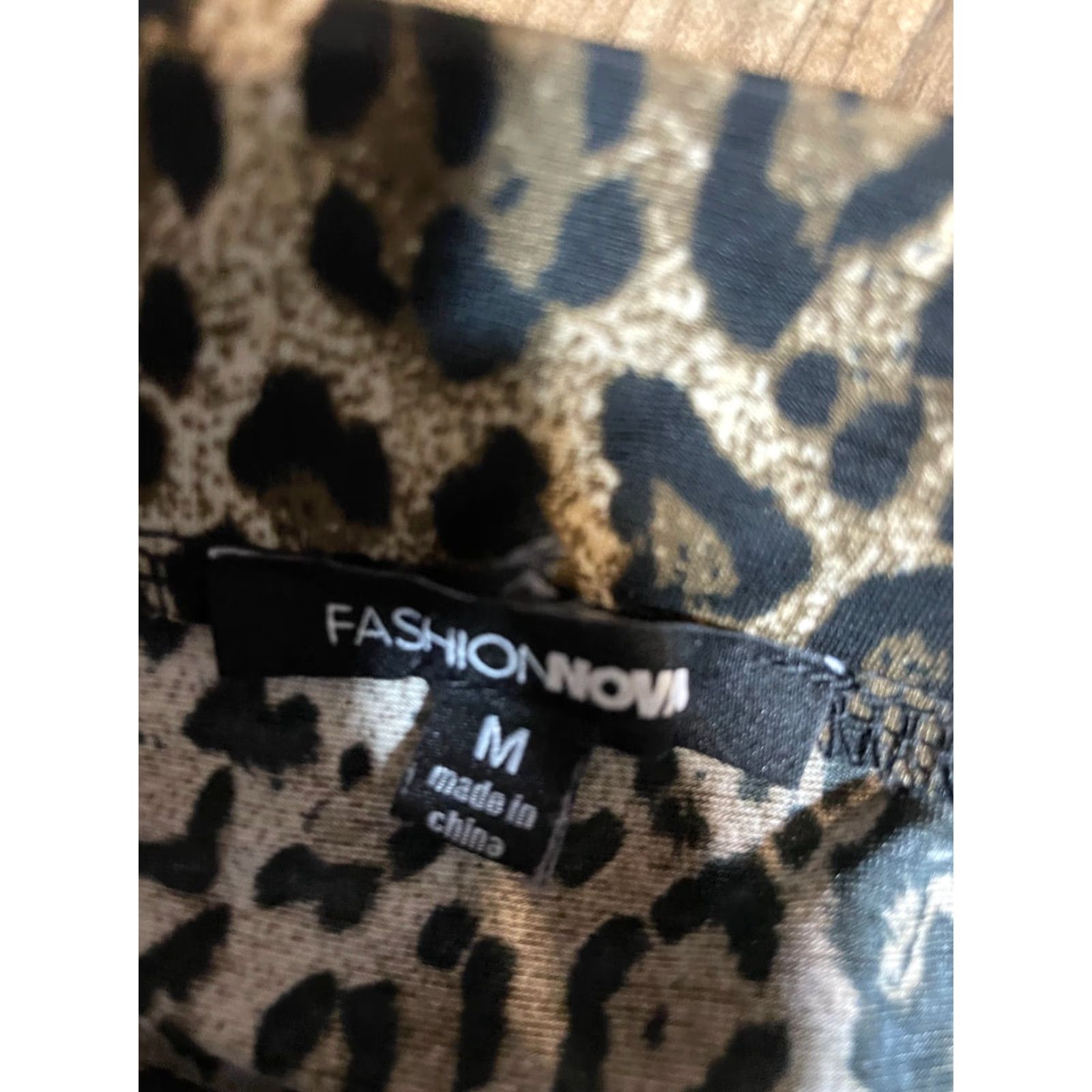 Fashion Nova Fashion Nova Skirt Womens Medium M Brown Animal Cheetah Print Brown Elastic Zip Short Mini Casual Party/Cocktail Womens Size 32" / US 10 / IT 46 - 5 Thumbnail