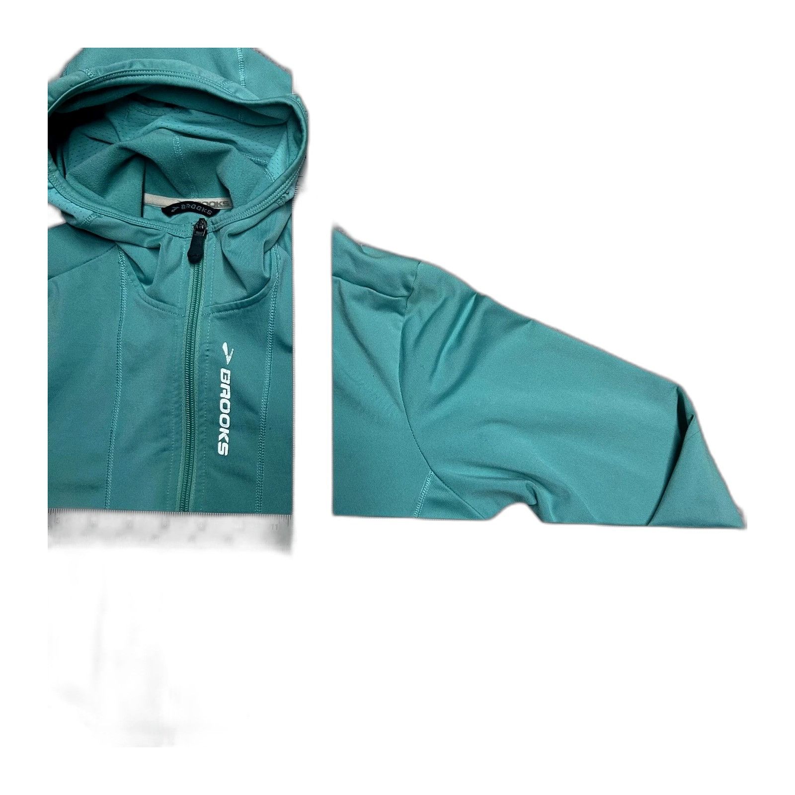 Brooks Brooks Full Zip Running Performance Jacket Hooded Women's Sz Size US M / EU 48-50 / 2 - 3 Thumbnail
