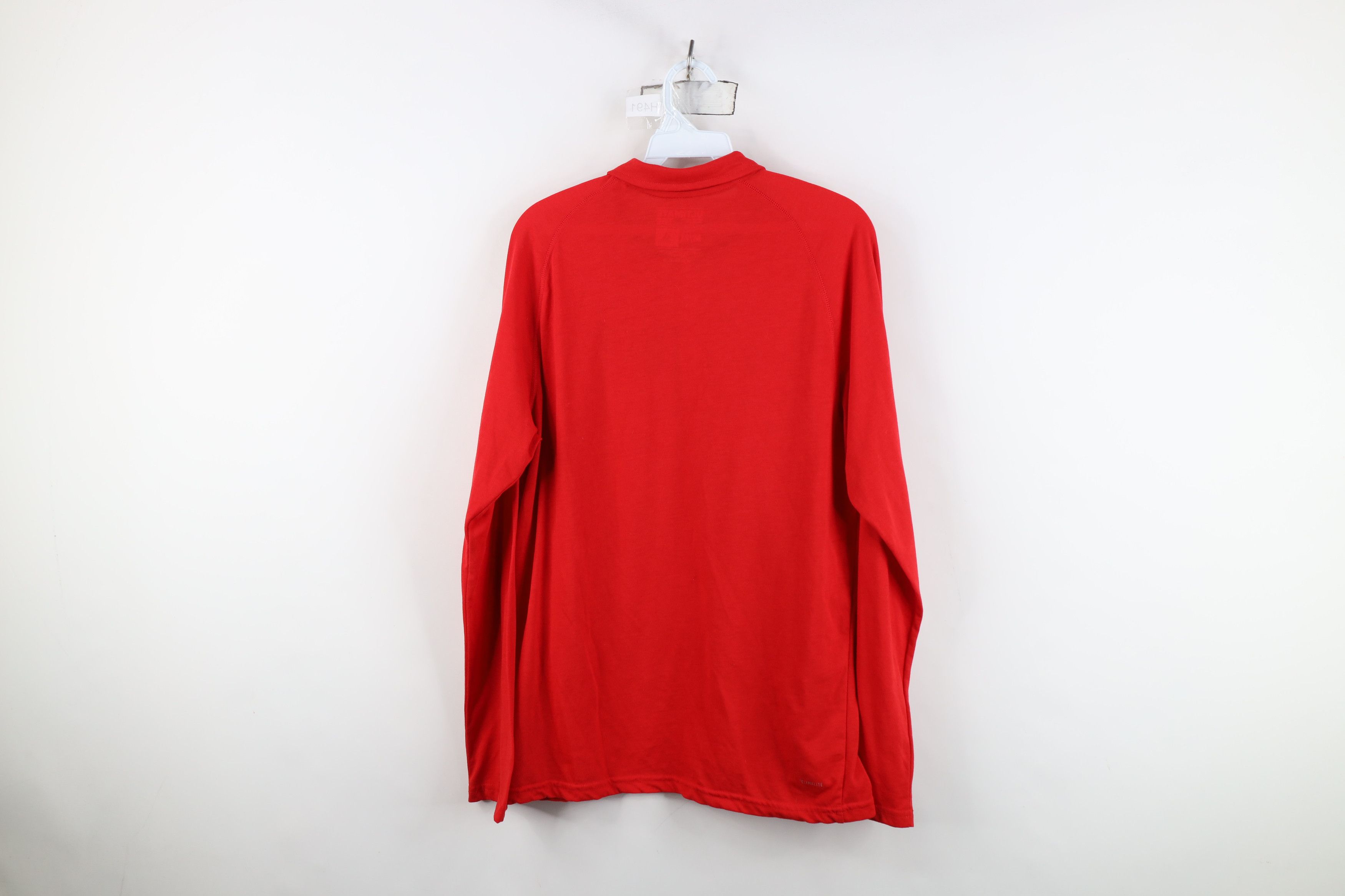 Adidas Adidas Red Wings Hockey Half Zip Pullover T-Shirt Red Size US M / EU 48-50 / 2 - 10 Thumbnail