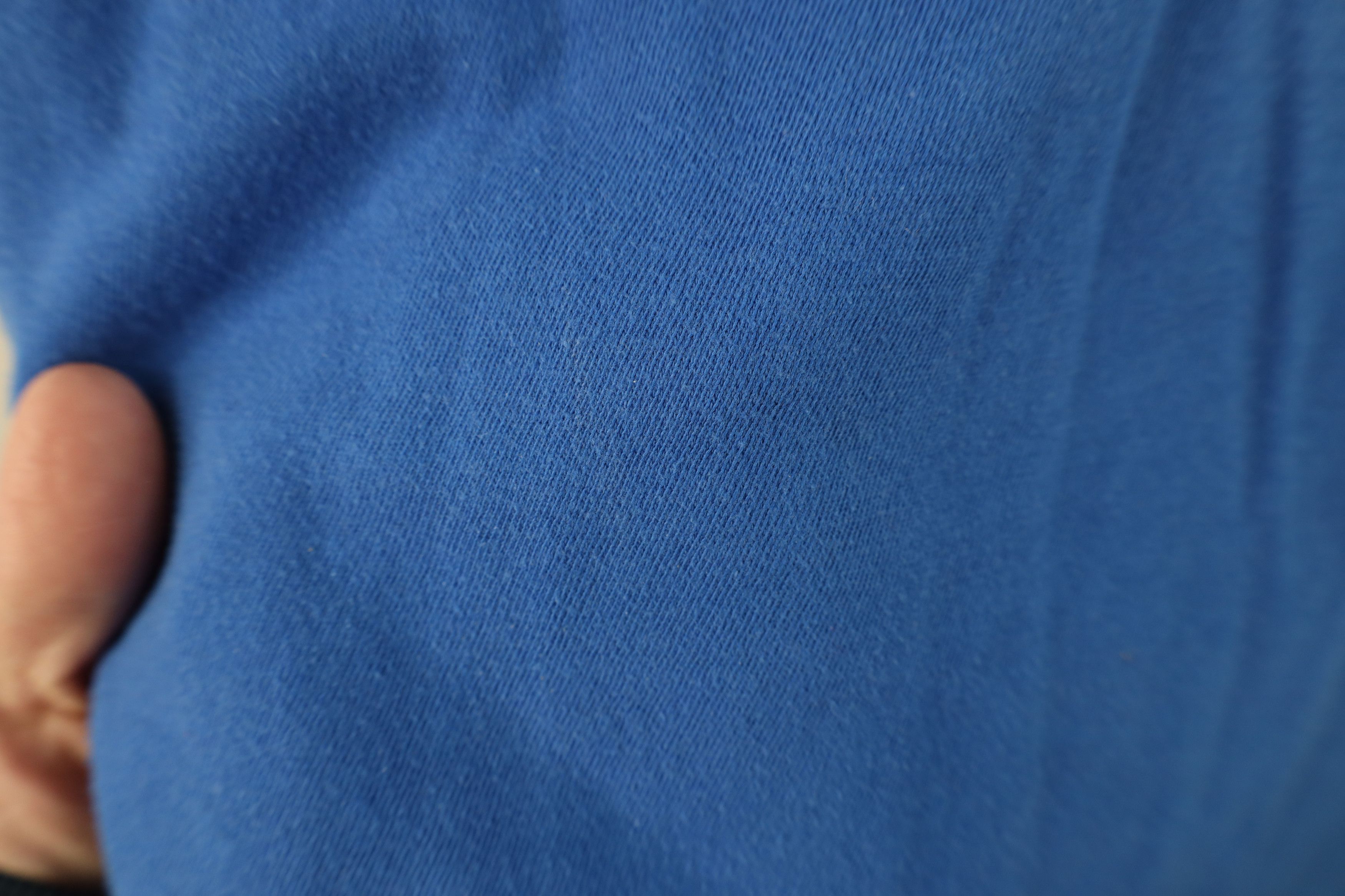 Vintage Vintage 90s Streetwear Long Sleeve Pocket T-Shirt Royal Blue Size US XXL / EU 58 / 5 - 9 Thumbnail