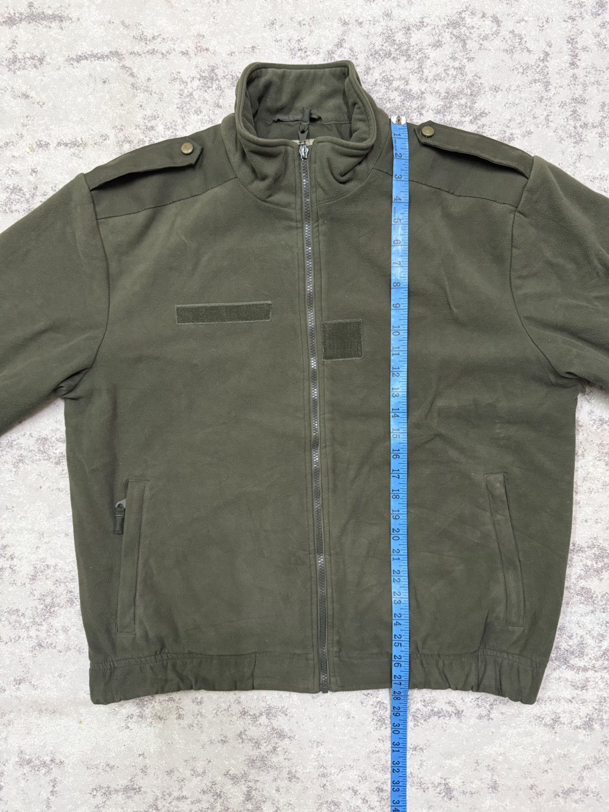 Japanese Brand DMB Product Olive Green Inspired Military Fleece Jacket Size US XL / EU 56 / 4 - 16 Thumbnail