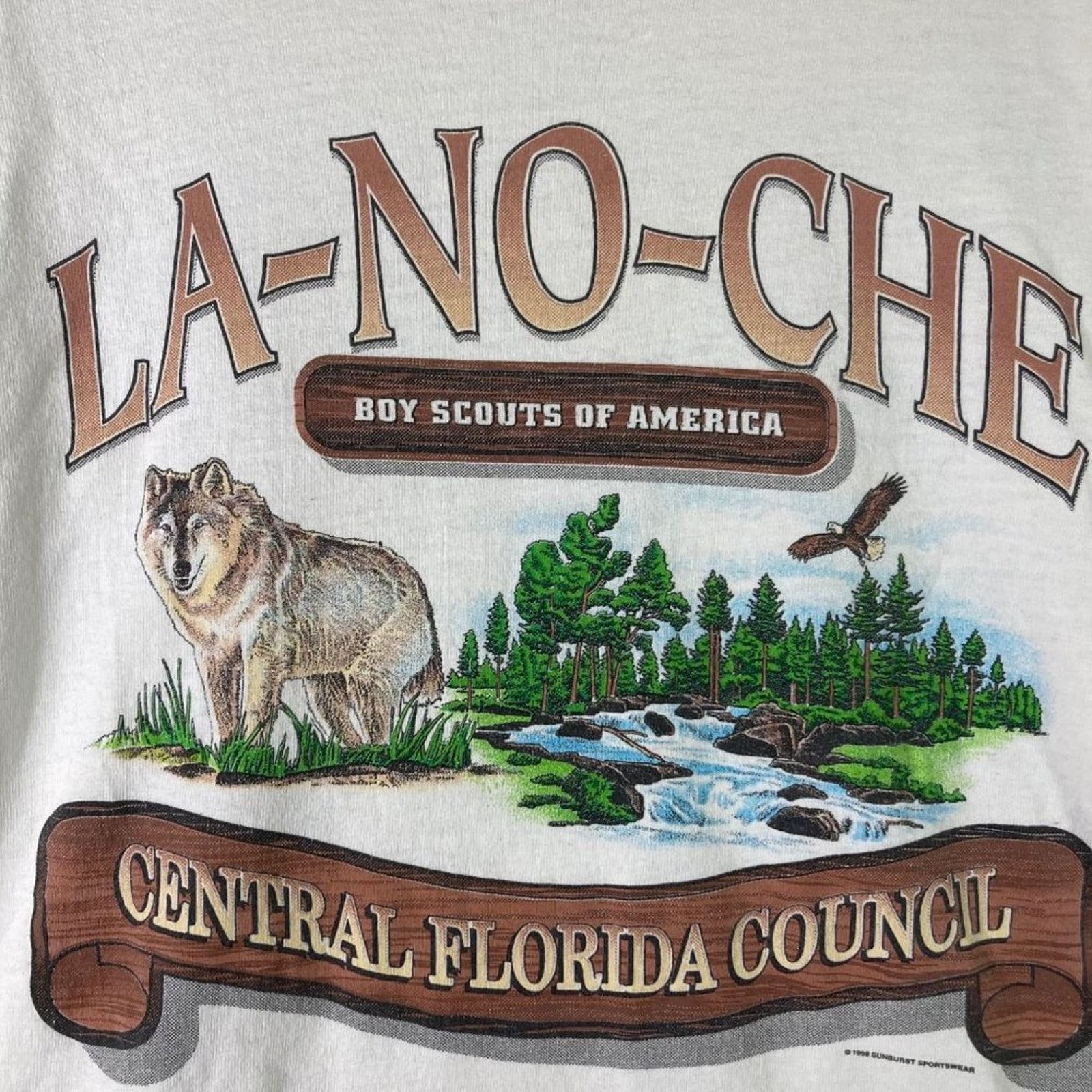 Fruit Of The Loom Boy Scouts Vintage Shirt BSA America Mens Size XL La-No Size US XL / EU 56 / 4 - 6 Thumbnail