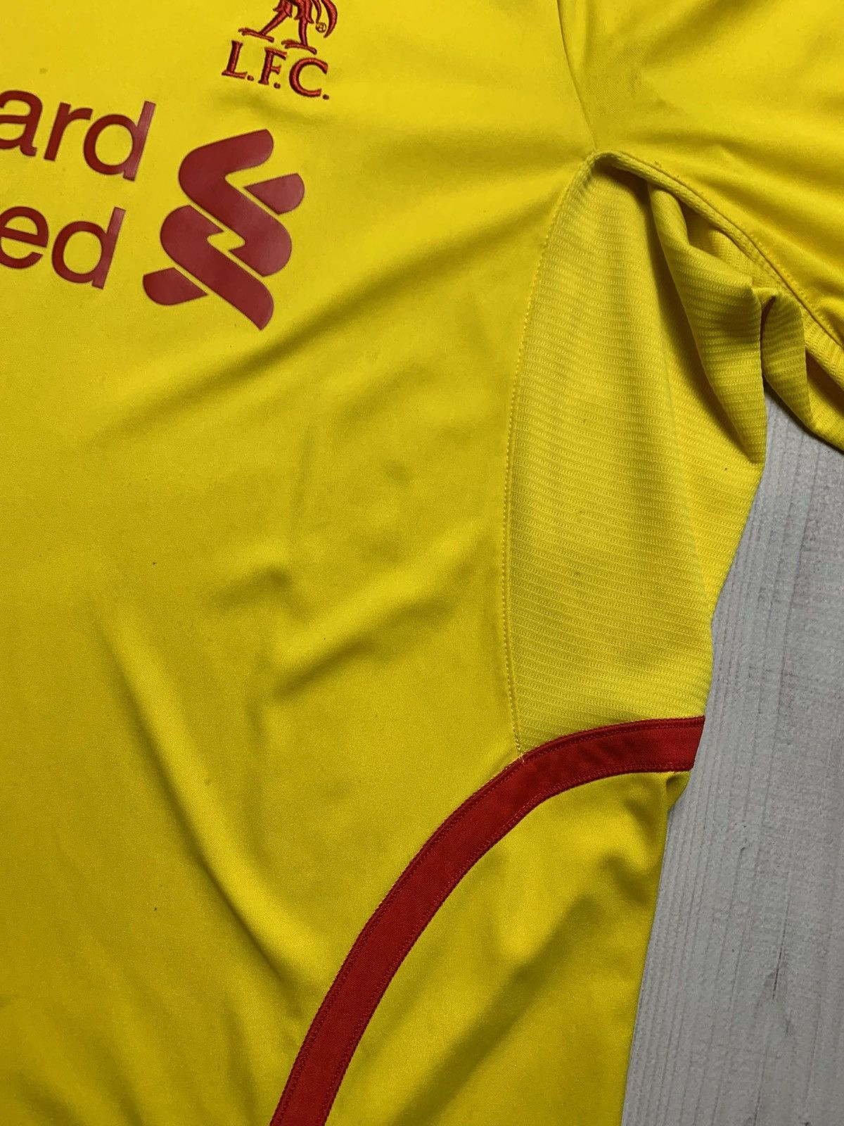 Vintage Vintage Liverpool soccer jersey yellow rare XXXL Size US XXL / EU 58 / 5 - 6 Thumbnail
