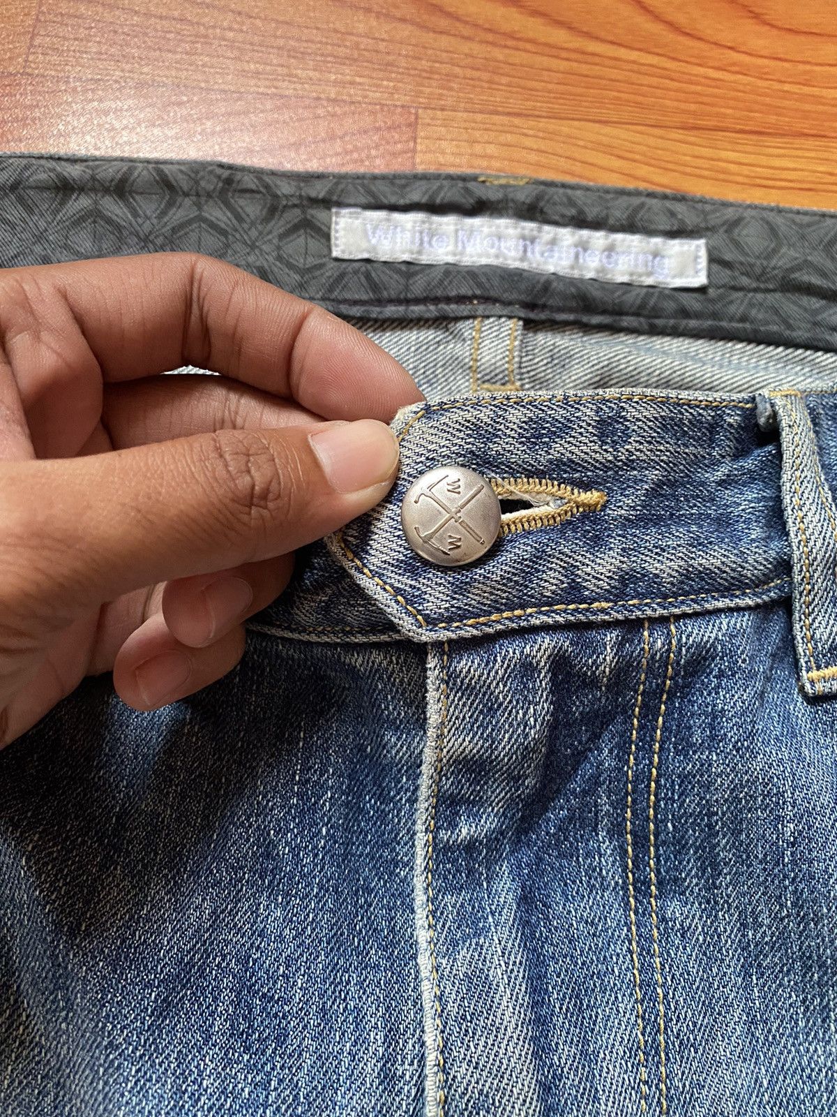Japanese Brand × White Mountaineering Vintage White Mountaineering Selvedge Denim Size US 33 - 3 Thumbnail