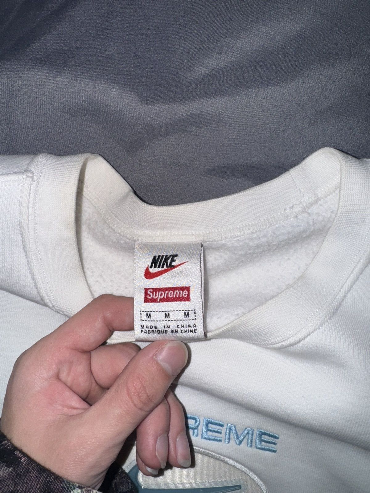 Nike × Supreme Supreme Nike sweatshirt Size US M / EU 48-50 / 2 - 3 Thumbnail