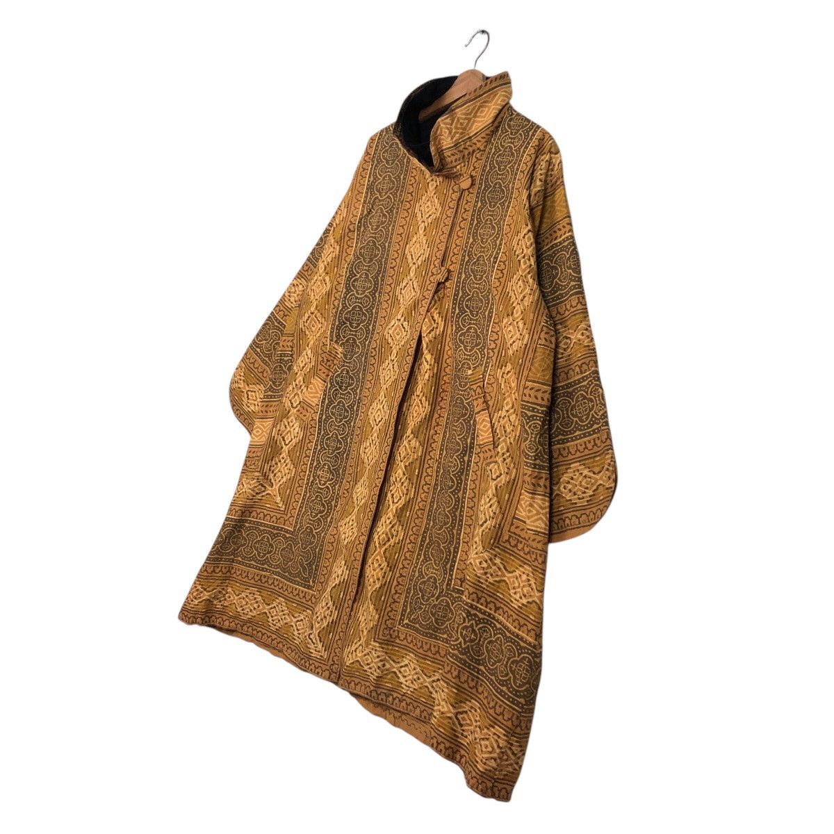 Japanese Brand × Vintage 📌Vintage Long Jacket Navajo Native Design Craft India Size US M / EU 48-50 / 2 - 3 Thumbnail