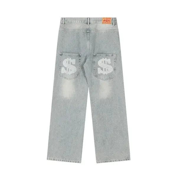 VIBE hiphop pattern jeans Size US 34 / EU 50 - 6 Thumbnail