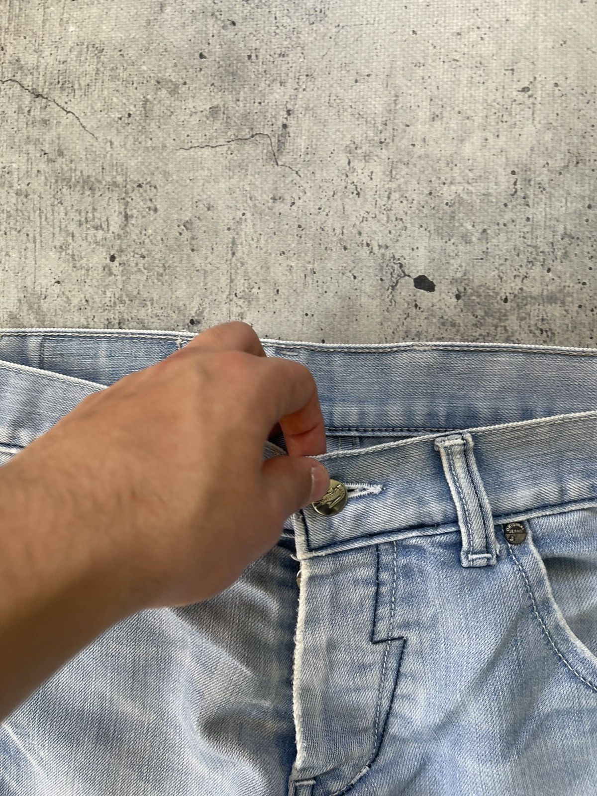 Lacoste × Vintage Crazy Vintage Y2K Baggy Lacoste Essential Denim Jeans Size US 33 - 8 Thumbnail