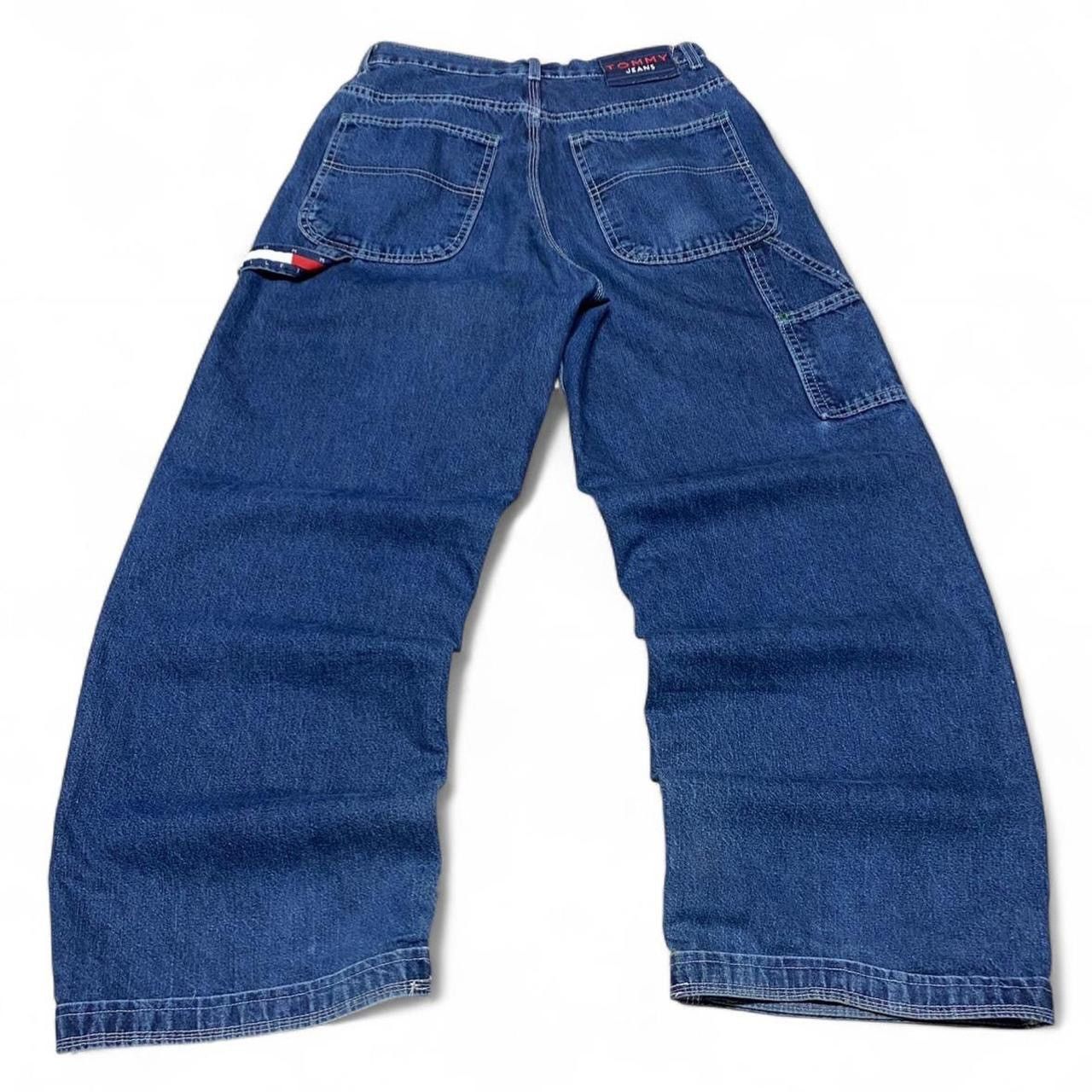 Tommy Hilfiger Vintage Tommy Hilfiger dark wash blue carpenter pants Size US 29 - 1 Thumbnail