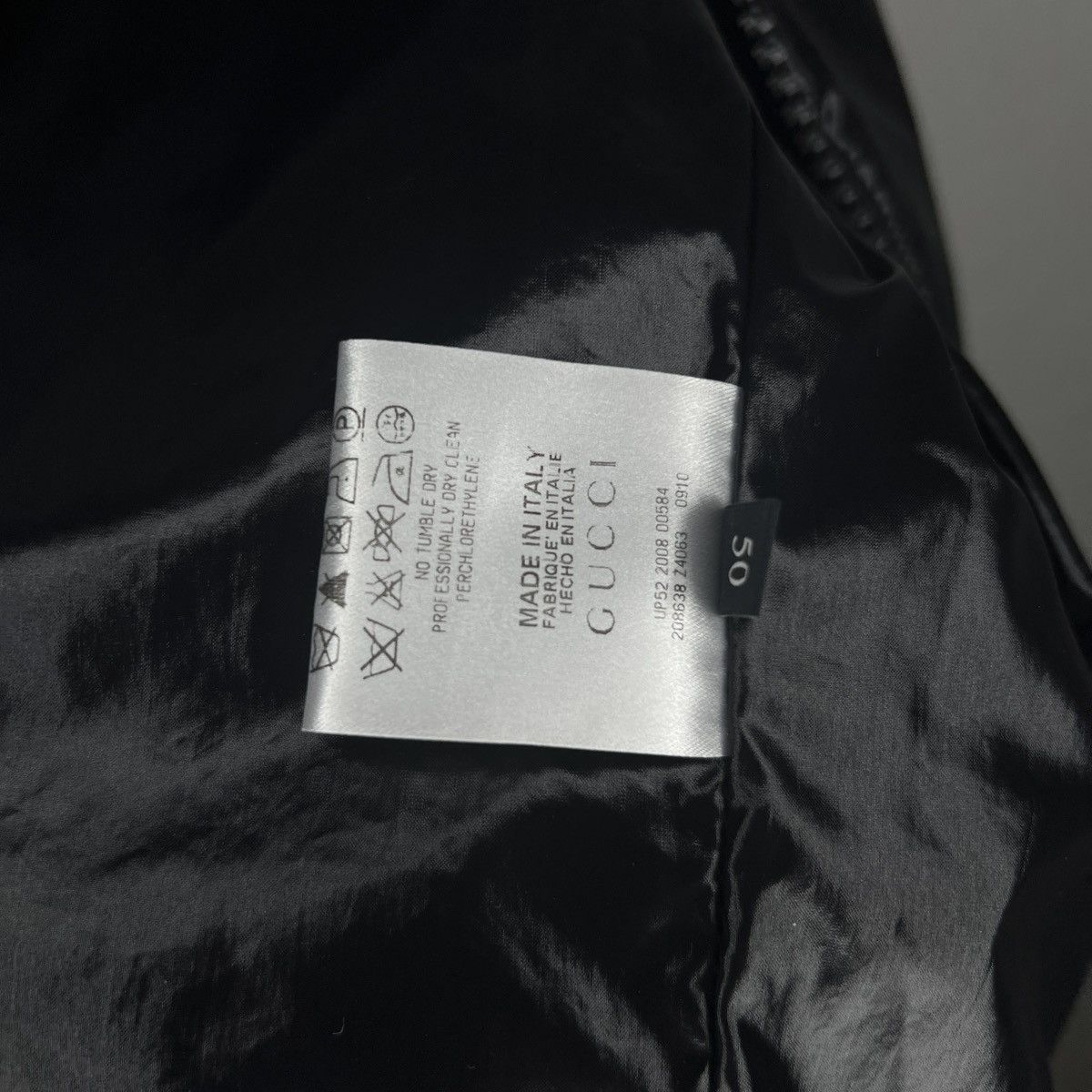 Gucci Gucci by Tom Ford Gilet Vest Jacket Black Shiny Nylon Logo Size US M / EU 48-50 / 2 - 8 Thumbnail