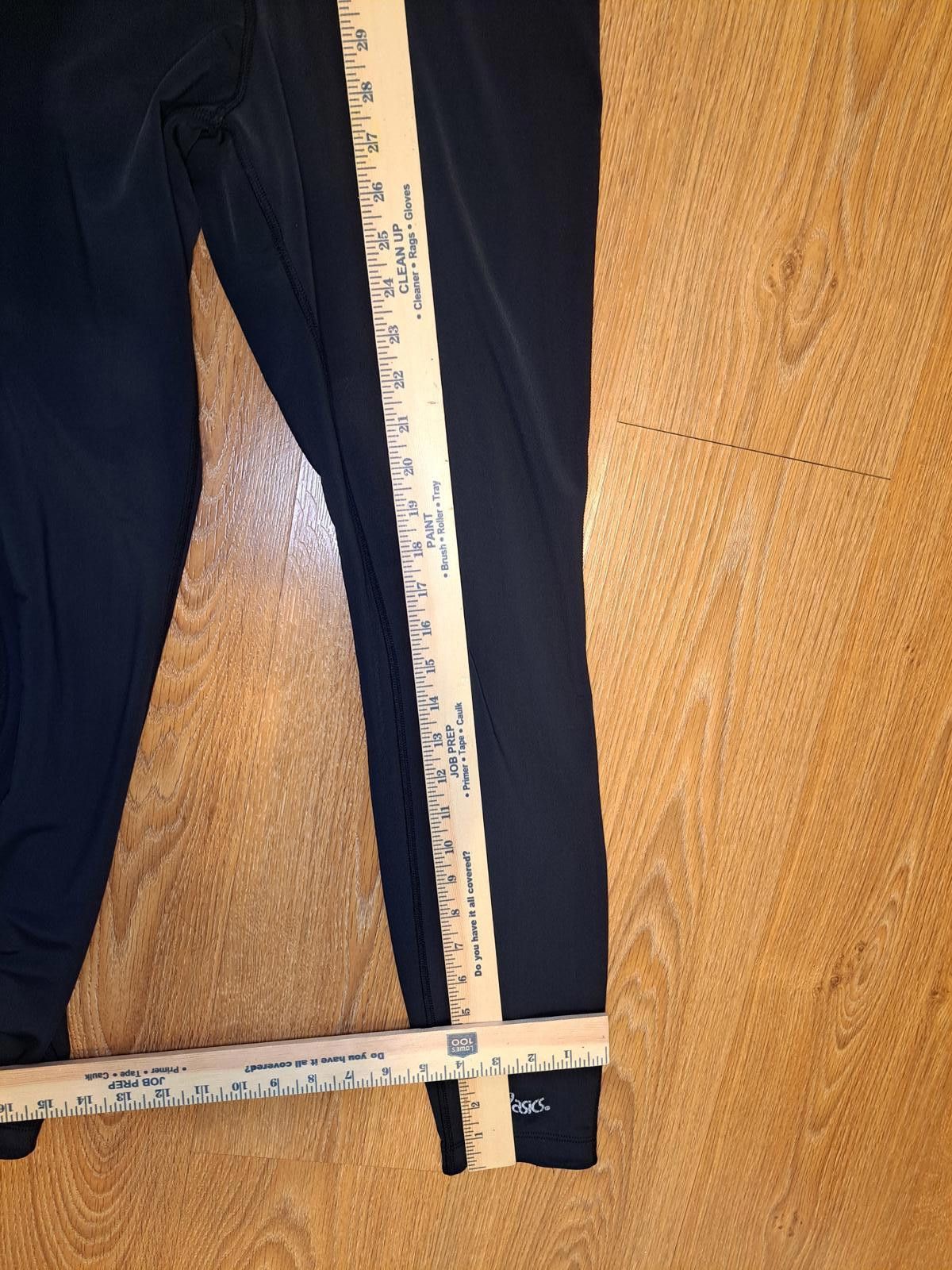 Asics Asics Leggings Womens Waist 24 Large Black Activewear Size 36" / US 14 / IT 50 - 9 Thumbnail