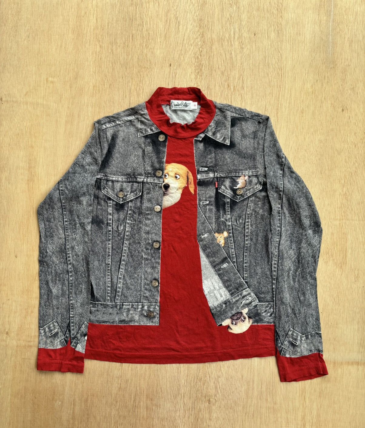 Hysteric Glamour × Japanese Brand Vintage Kunio Collection Double Layer Style Longsleeve Size US M / EU 48-50 / 2 - 1 Thumbnail