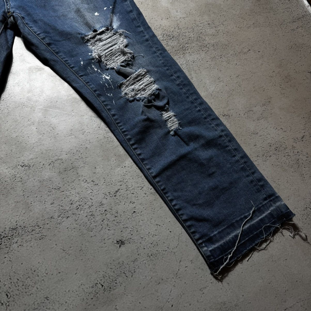 Dsquared2 y2k distressed jeans waist 45 disquared2 gallery dept style Size 32" / US 10 / IT 46 - 4 Thumbnail