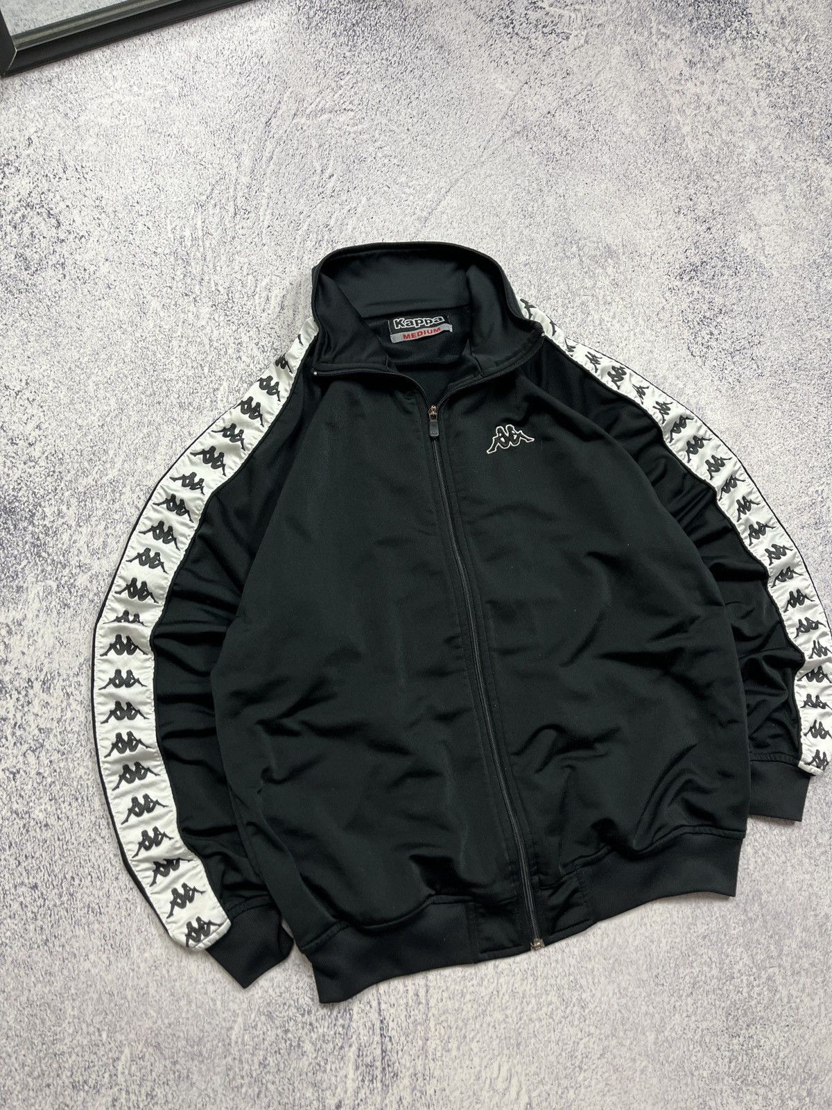 Kappa × Vintage Kappa Vintage Lampas Track Jacket Retro Y2K Casual 00’s Size US M / EU 48-50 / 2 - 3 Thumbnail
