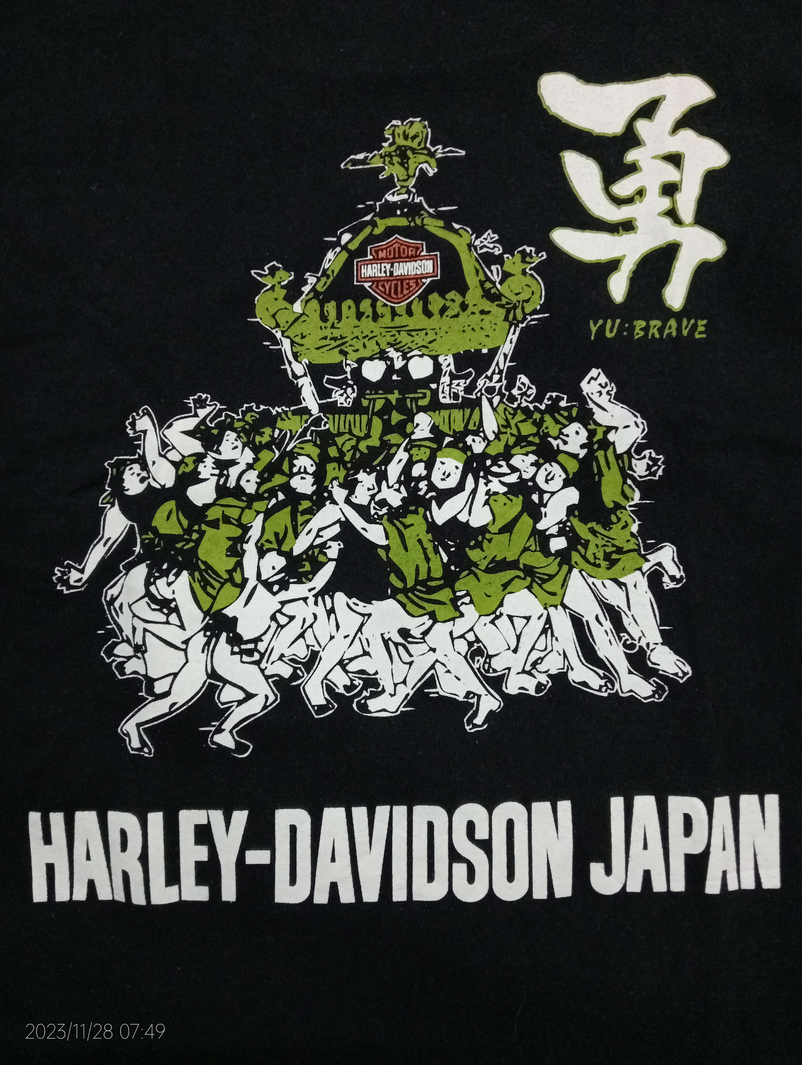 Harley Davidson × Japanese Brand × Vintage 🔥Vintage Harley-Davidson Japan Tee Size US L / EU 52-54 / 3 - 2 Thumbnail