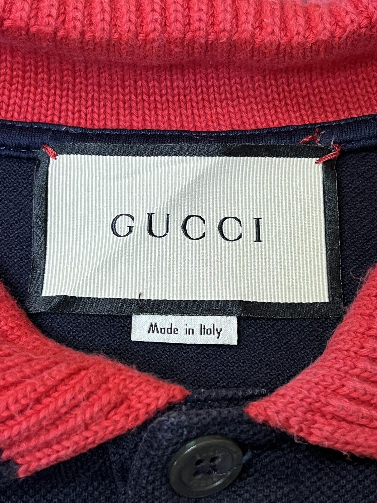 Gucci GUCCI EMBROIDERY LOGO-ALESSANDRO MICHELE POLO SHIRT Size US S / EU 44-46 / 1 - 12 Thumbnail