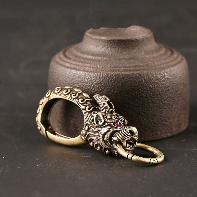 Vintage Red Eyes Beast Keychain Size ONE SIZE - 3 Thumbnail