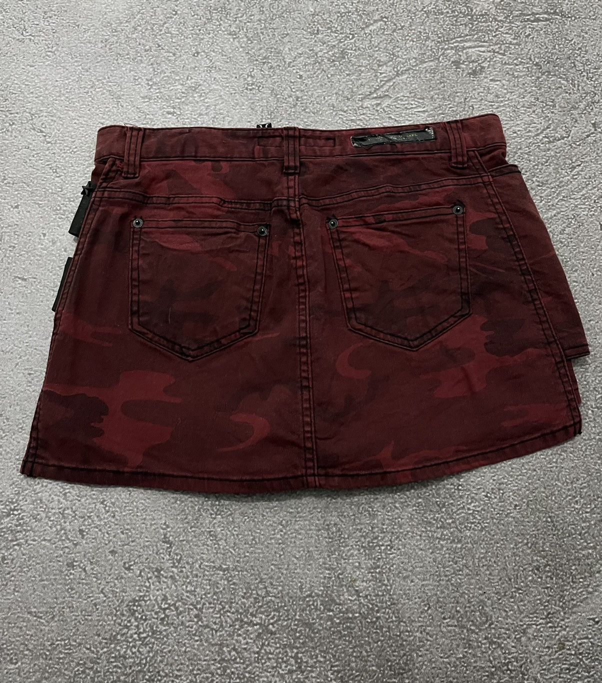 Japanese Brand Vintage Glamorous Apparel Camo Skirt Punk Style Size 24" / US 00 / IT 34 - 4 Thumbnail