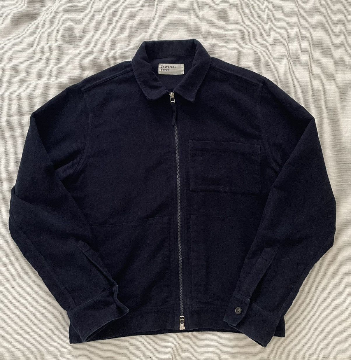 Universal Works Universal Works Zip Uniform Shirt Jacket Navy Medium Size US M / EU 48-50 / 2 - 1 Thumbnail