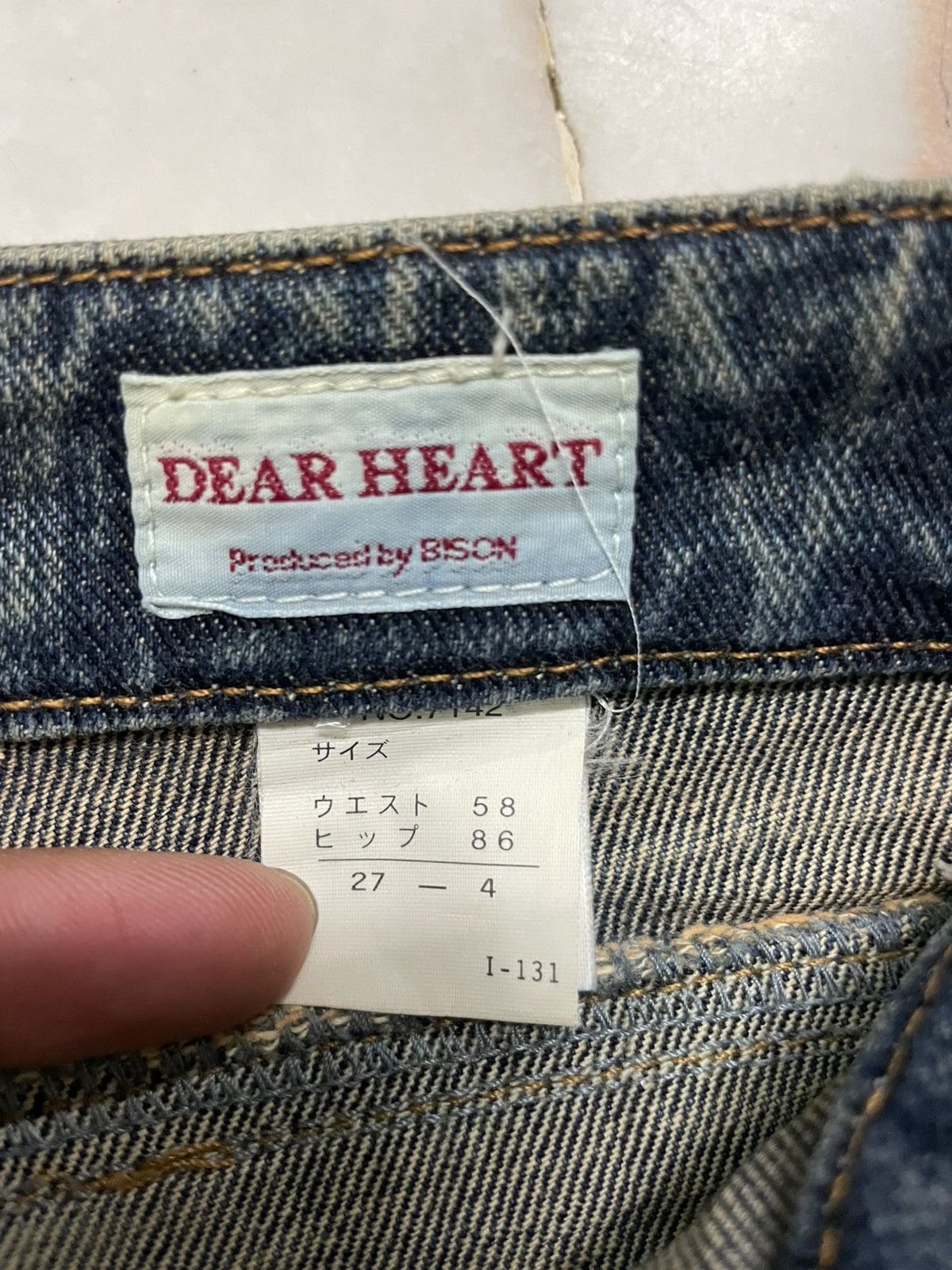 Vintage 💥Bootcut💥90s Dear Heart Japan Bushpants Mudwash Rare Pocket Size 25" / US 0 / IT 36 - 7 Thumbnail